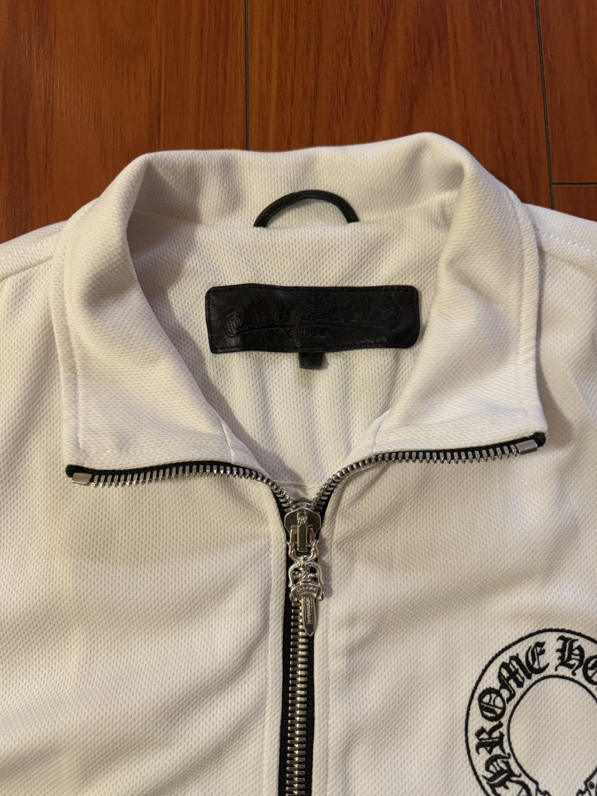 Chrome Hearts Chrome Hearts White Horseshoe Logo Track Jacket Size US L / EU 52-54 / 3 - 7 Thumbnail