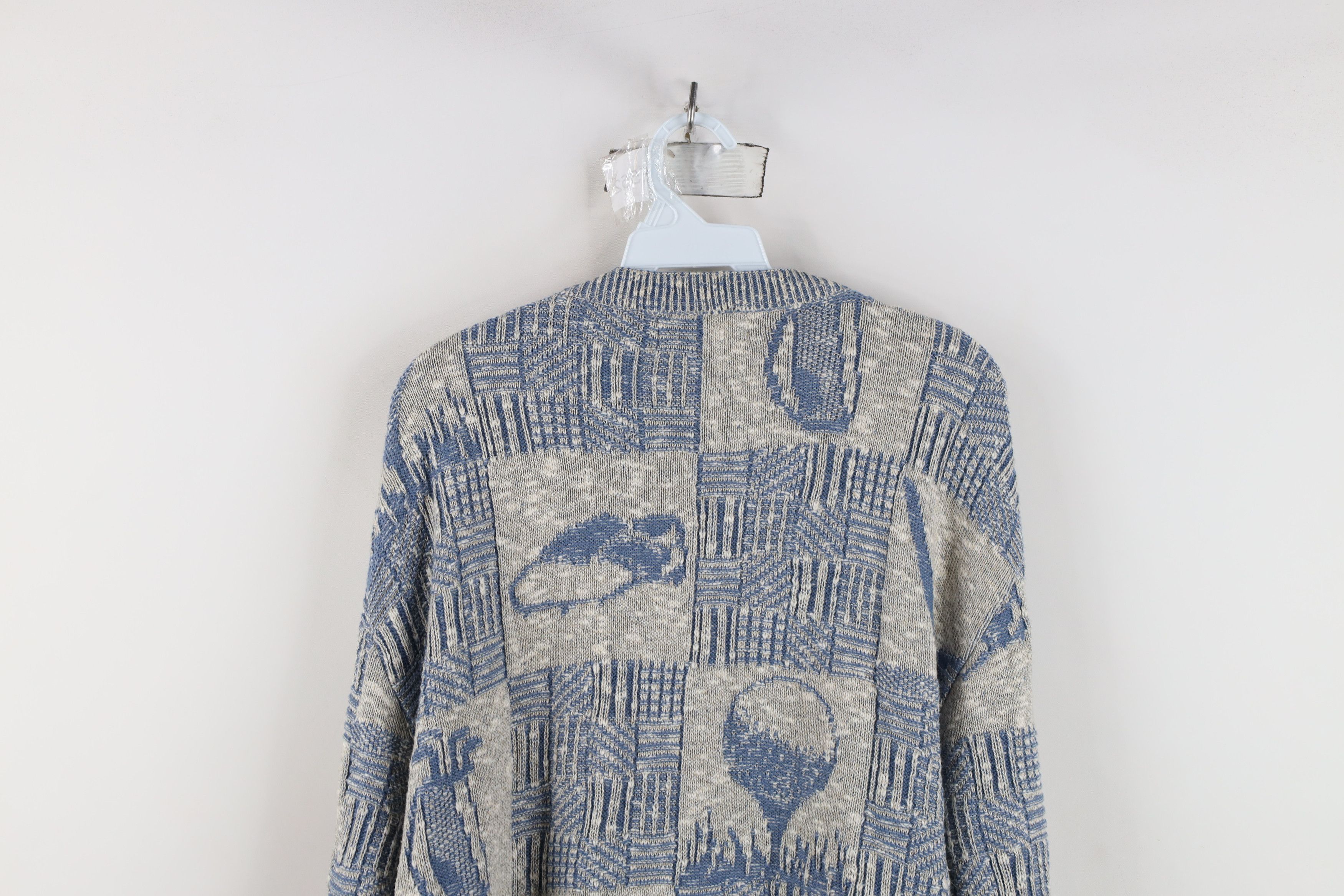 Vintage Vintage 90s Streetwear Golf All Over Print Knit Sweater USA Size US M / EU 48-50 / 2 - 12 Thumbnail