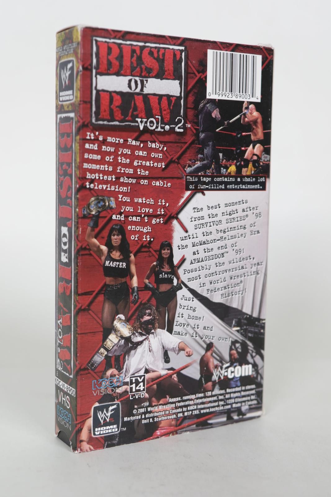 WWF 01' WWF Best of RAW Vol.2 VHS Tape Size ONE SIZE - 3 Thumbnail