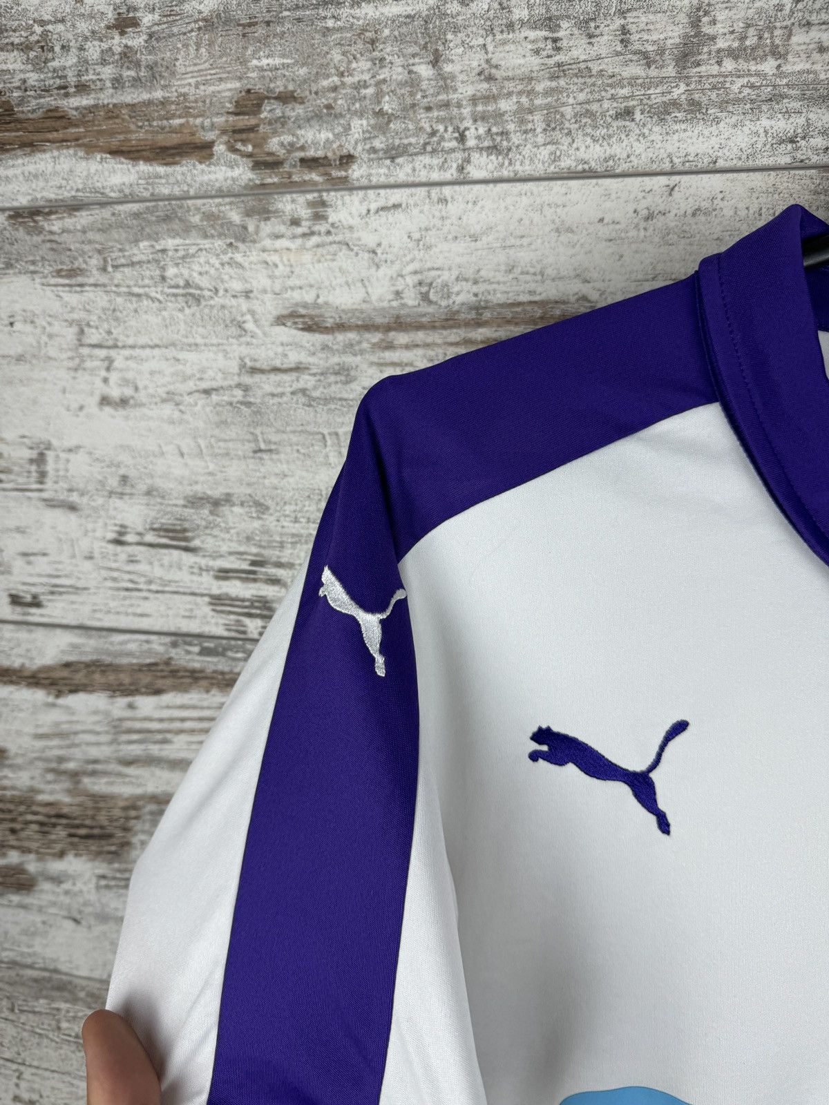 Puma Mens Vintage Puma New Castle T-shirt soccer jersey tee y2k Size US M / EU 48-50 / 2 - 5 Thumbnail