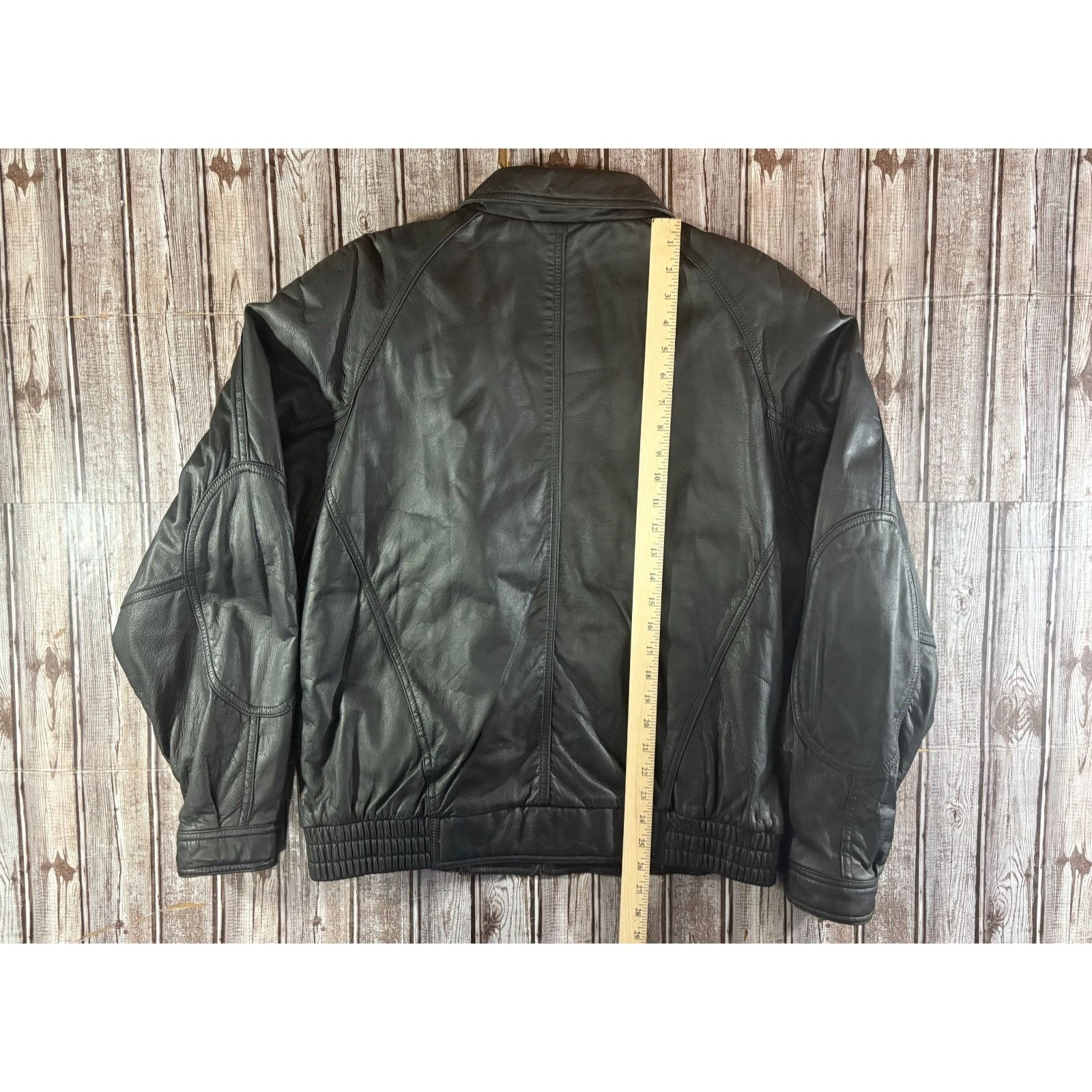 Members Only Members Only Quilt Lined Biker Leather Jacket size L color b Size US L / EU 52-54 / 3 - 7 Thumbnail