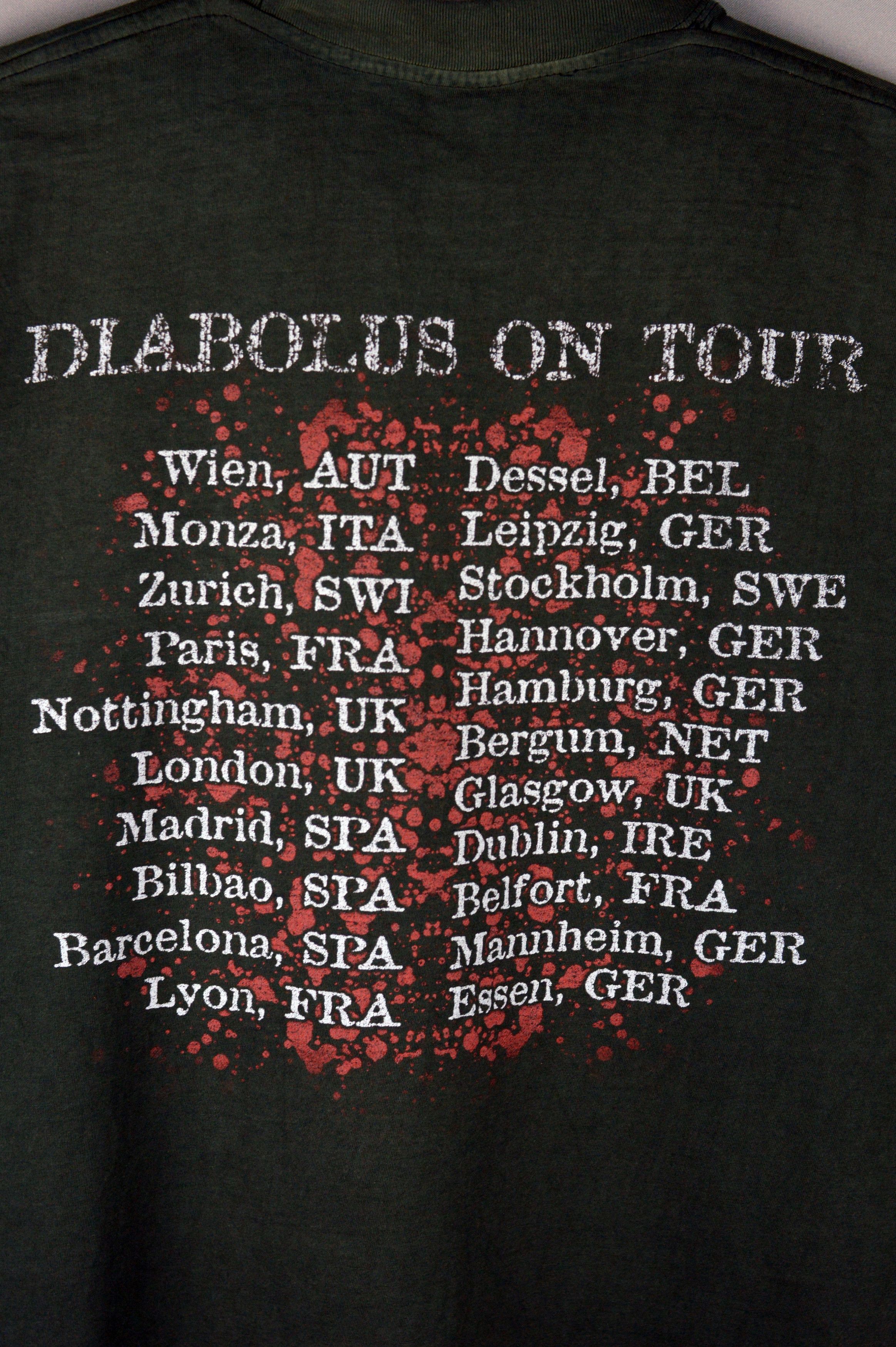 Slayer × Vintage Vintage Slayer Diabolus On tour 1998 t shirt Size US XL / EU 56 / 4 - 5 Thumbnail