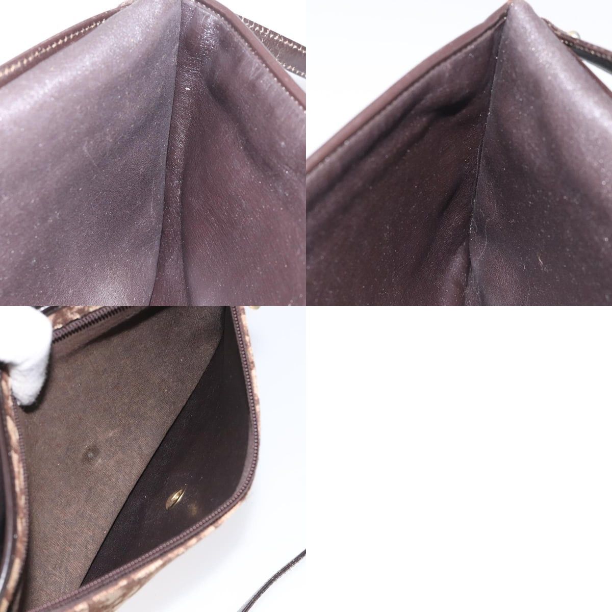 Dior DIOR Trotter Canvas Shoulder Bag Brown Size ONE SIZE - 12 Thumbnail
