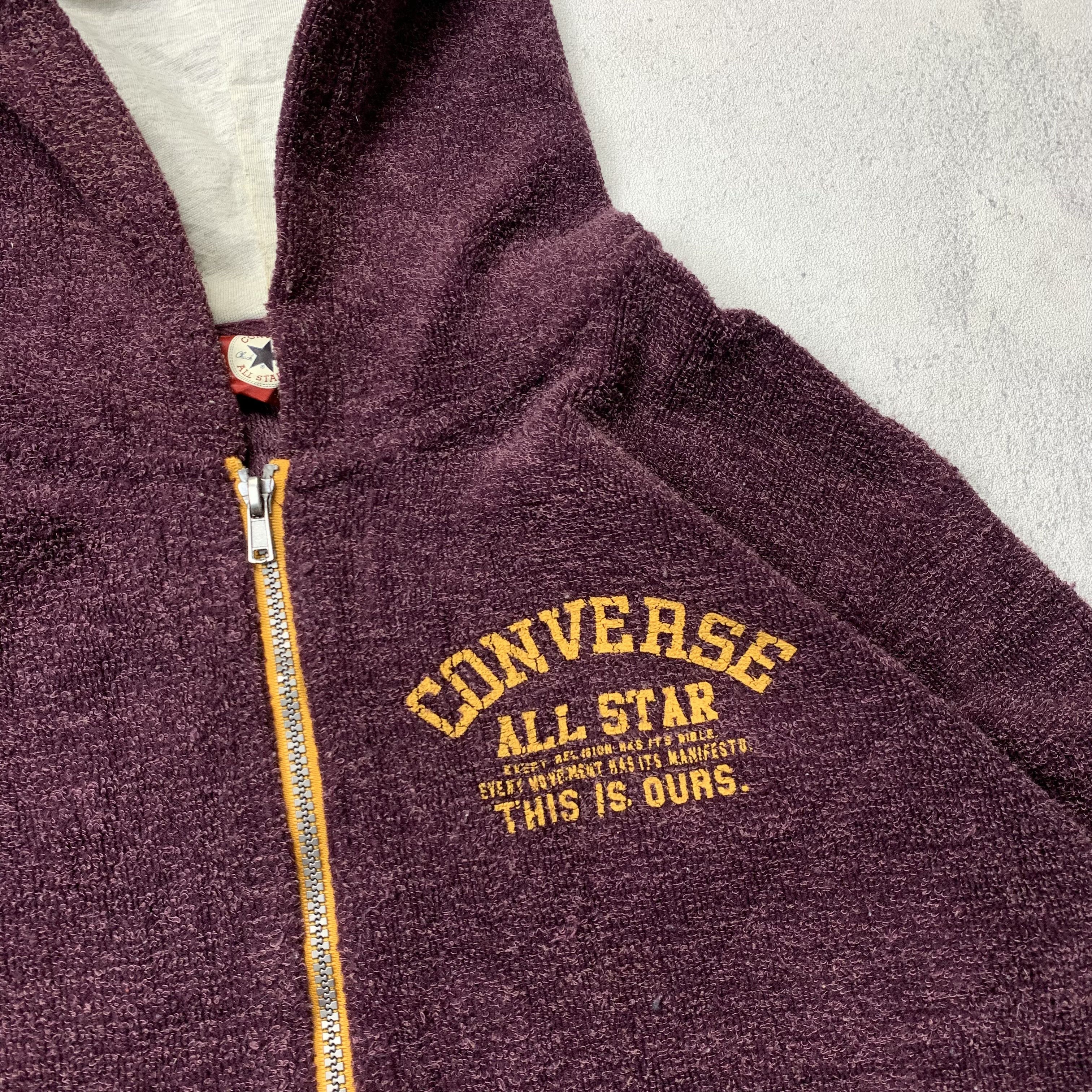 Converse Converse All Star Zip Up Hoodie Size US M / EU 48-50 / 2 - 2 Thumbnail