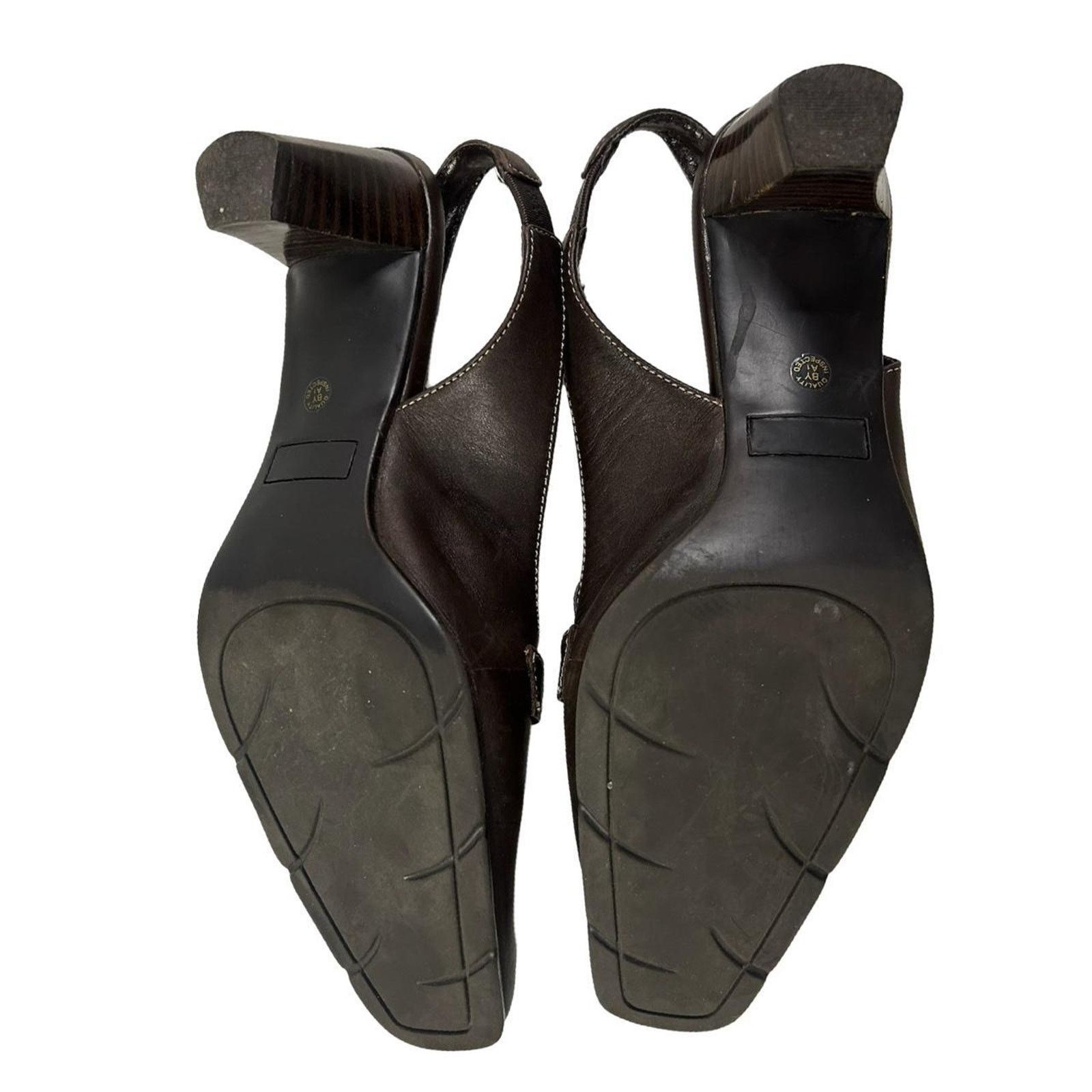 Vintage 90s sling back kitten heels us W 6 by Liz baker Size US 6 / IT 36 - 7 Thumbnail