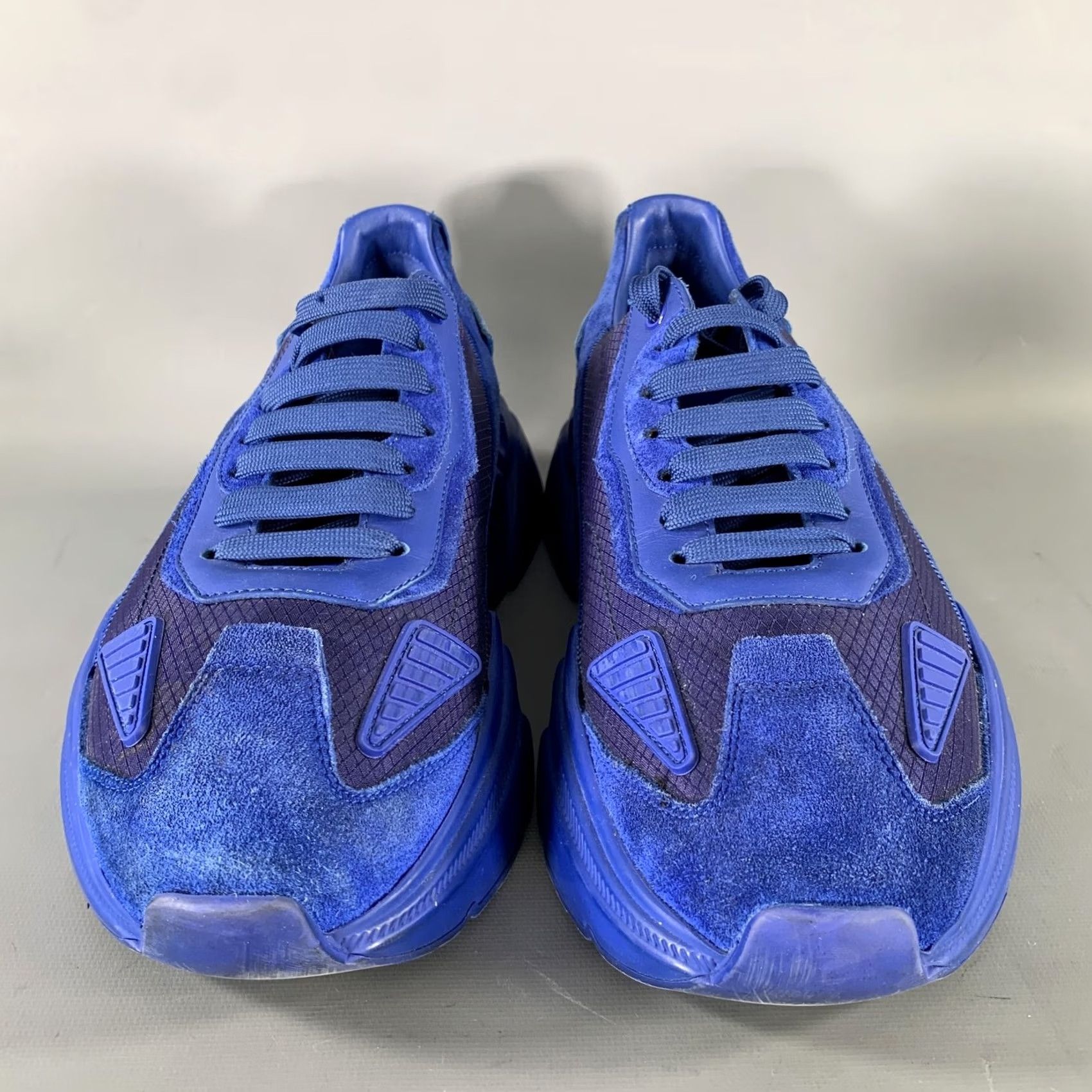 Dolce & Gabbana DOLCE & GABBANA Blue Cobalt Nylon Sneaker Size 10 Men Size US 10 / EU 43 - 4 Thumbnail