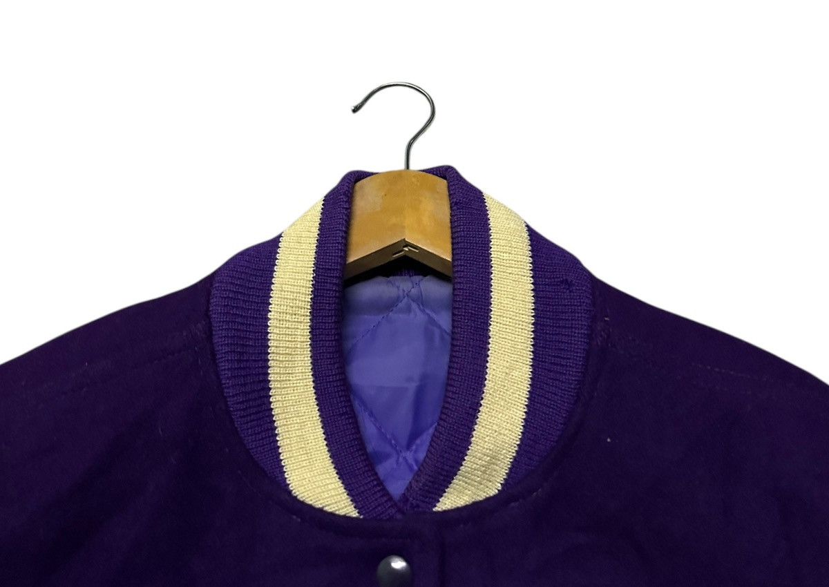 Vintage Vintage 80s washington big logo varsity jacket Size US L / EU 52-54 / 3 - 5 Thumbnail