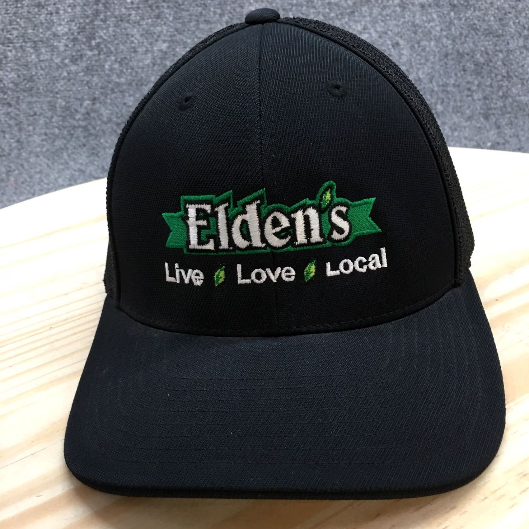 Logo 7 Elden'S Pacific Headwear Baseball Cap Mens Black S-M Adjustable Embroidered Logo Size ONE SIZE - 2 Thumbnail