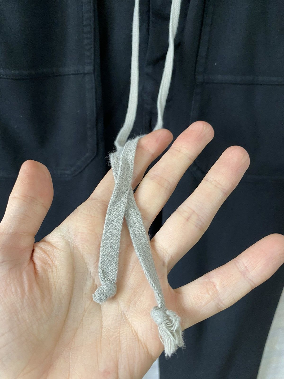 Rick Owens Rick Owens Drawstring-Waistband drop-crotch trousers Size US 32 / EU 48 - 4 Thumbnail