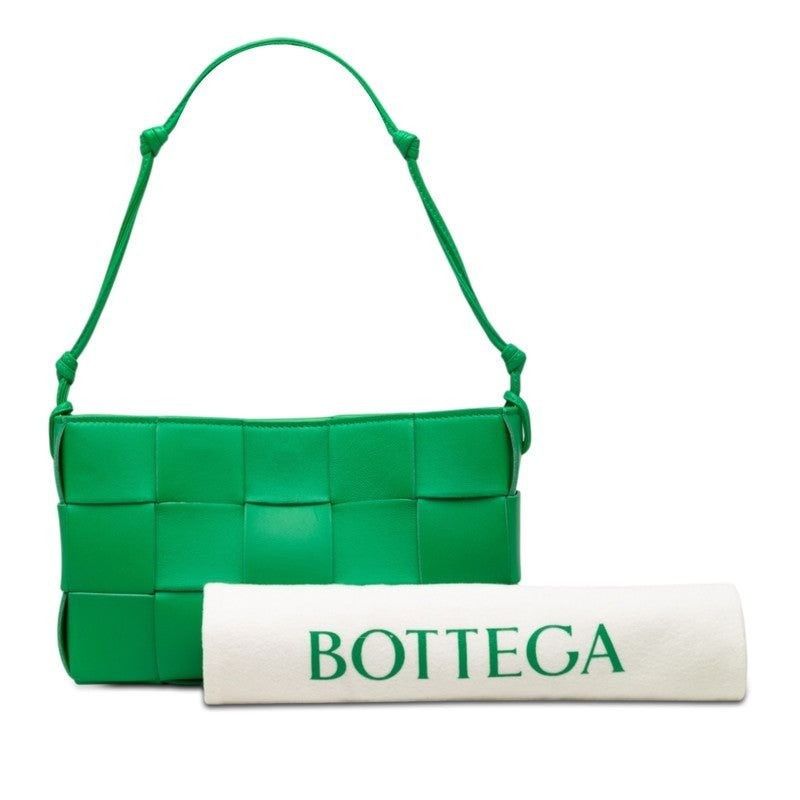 Bottega Veneta Bottega Veneta Maxi Intrecciato Cassette Handbag Green Size ONE SIZE - 3 Thumbnail