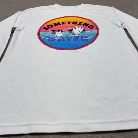 Vintage VINTAGE Alstyle Shirt Men's S White 90s Logo Long Sleeve Crew Neck Cotton Jersey Modern Tee Size US S / EU 44-46 / 1 - 2 Thumbnail