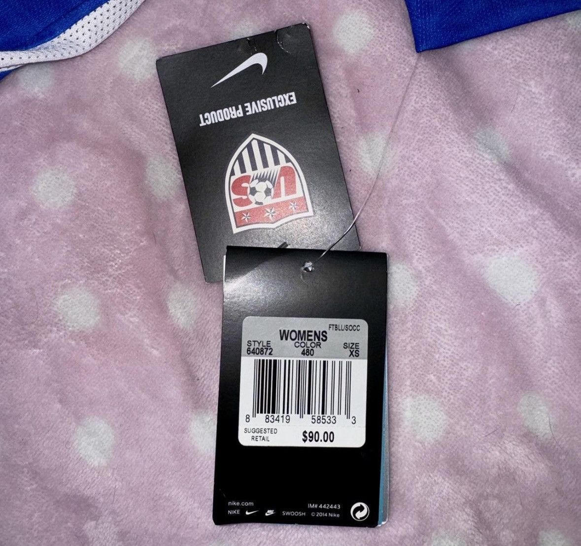 Nike womens usa soccer jersey Size XS / US 0-2 / IT 36-38 - 4 Thumbnail