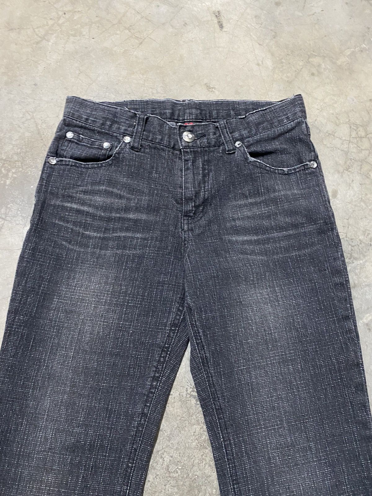 Hysteric Glamour × If Six Was Nine × Le Grande Bleu (L.G.B.) Flare Jeans Japanese Penty’s Stretch Denim p91 Size 27" / US 4 / IT 40 - 4 Thumbnail