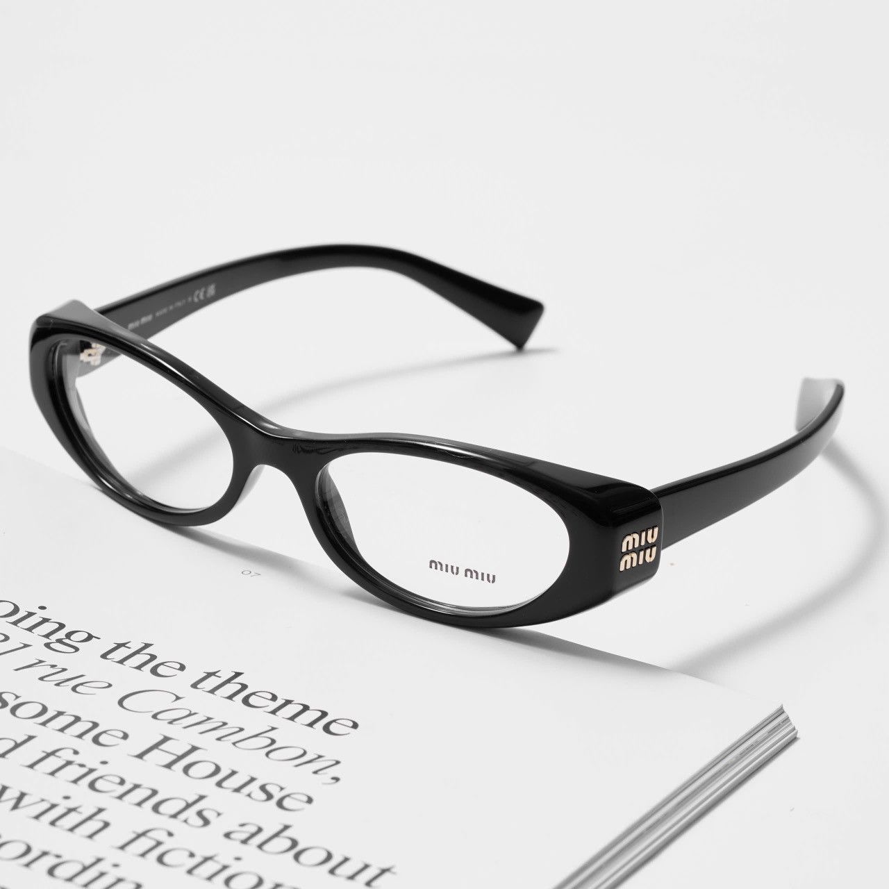 Miu Miu MIU MIU 0MU 03ZV 16K1O1 GLASSES Size ONE SIZE - 2 Thumbnail