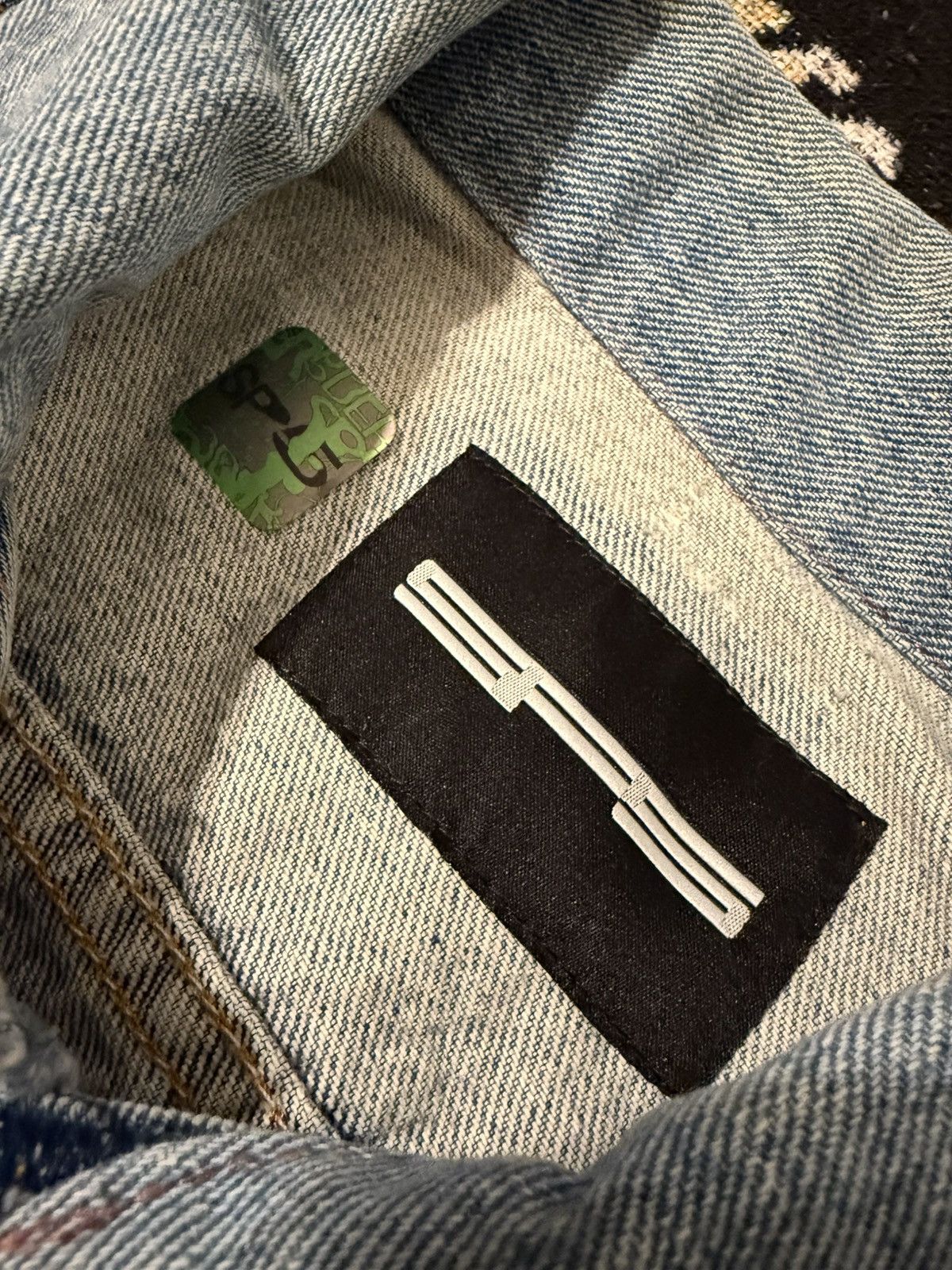 Sp5der Spider Worldwide Vintage Denim Trucker Jacket Size US M / EU 48-50 / 2 - 3 Thumbnail