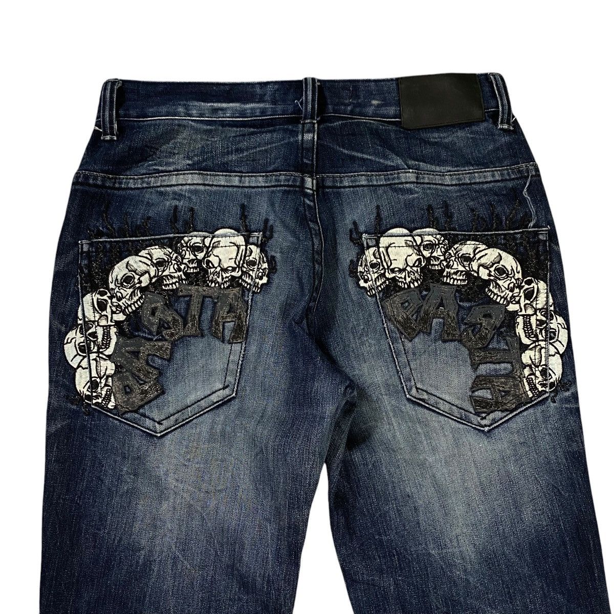 If Six Was Nine × Japanese Brand × Le Grande Bleu (L.G.B.) Pasta Denim Distressed Size 32 Blue Black Colour Size US 32 / EU 48 - 10 Thumbnail