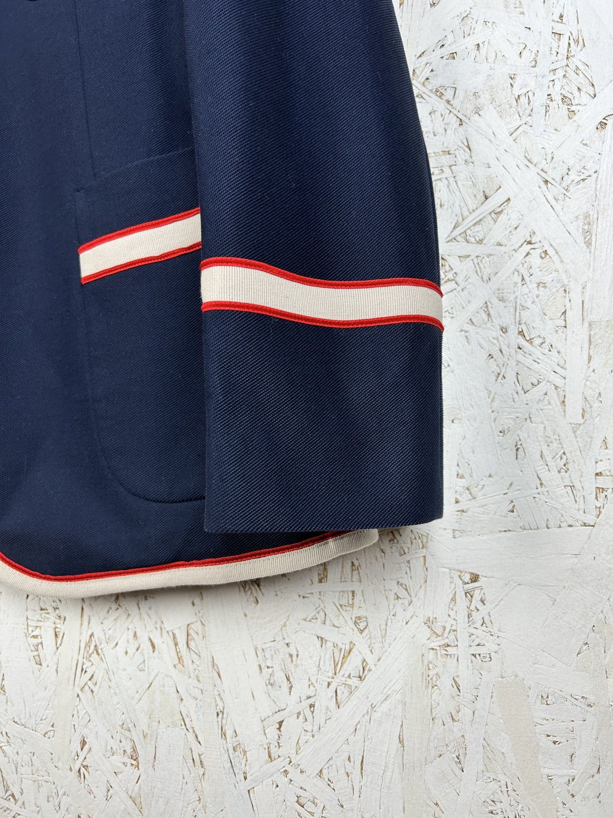 Gucci Gucci Navy Shark And Gucci Logo Pool Patch Blazer Jacket 50 Size US M / EU 48-50 / 2 - 4 Thumbnail