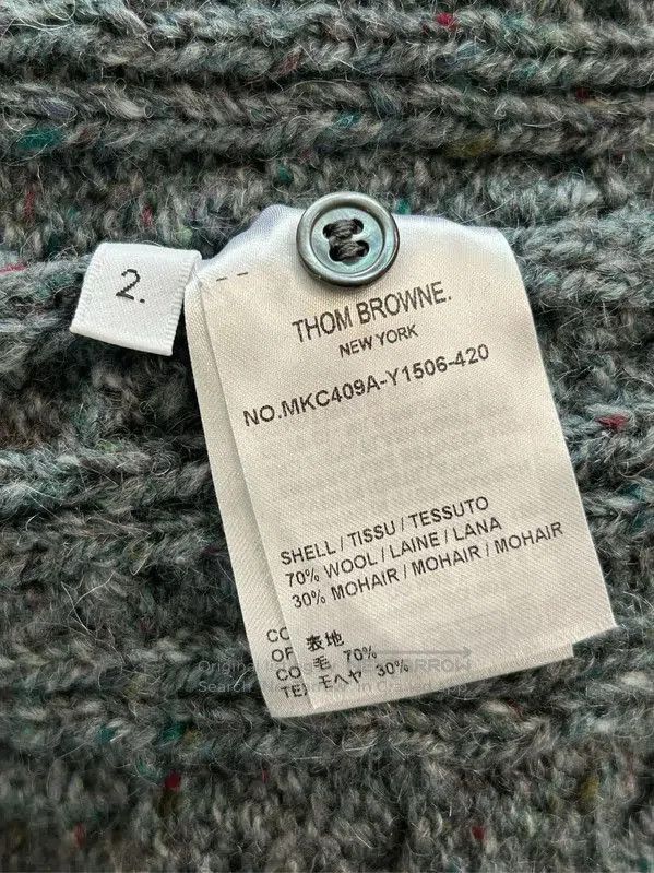 Thom Browne Thom Browne Gray Wool Women's Cardigan . Size S / US 4 / IT 40 - 7 Thumbnail