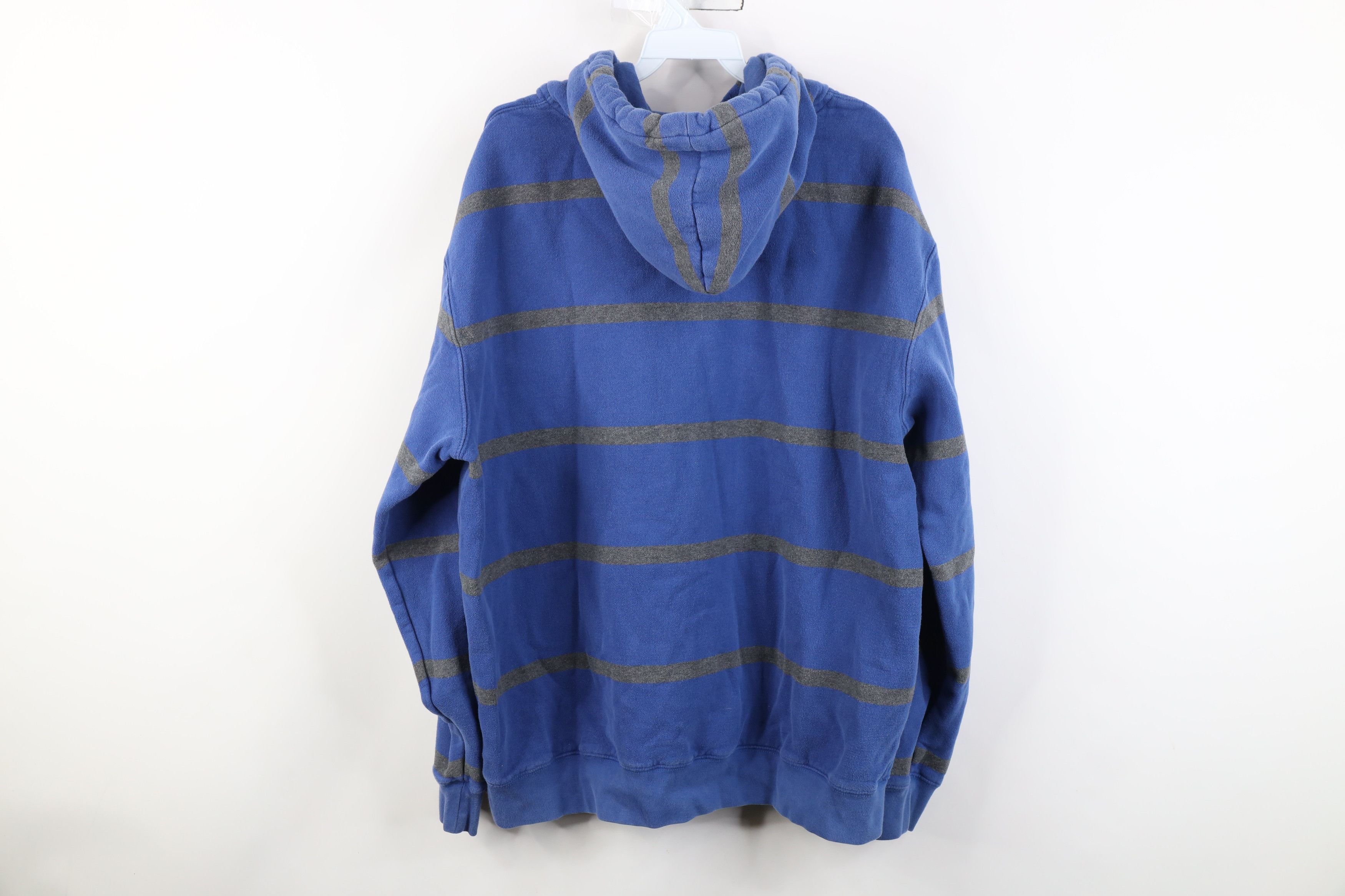 Tommy Hilfiger Vintage Y2K Tommy Hilfiger Crest Striped Heavyweight Hoodie Size US XL / EU 56 / 4 - 10 Thumbnail