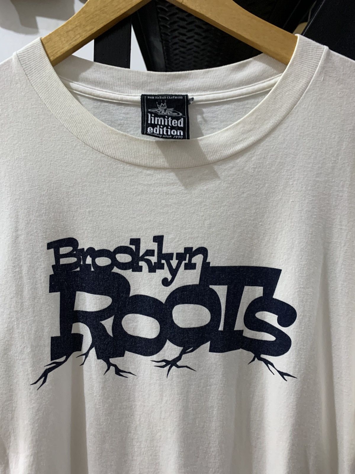 Japanese Brand 2000s PNB Nation Brooklyn Roots Tee Size US L / EU 52-54 / 3 - 2 Thumbnail