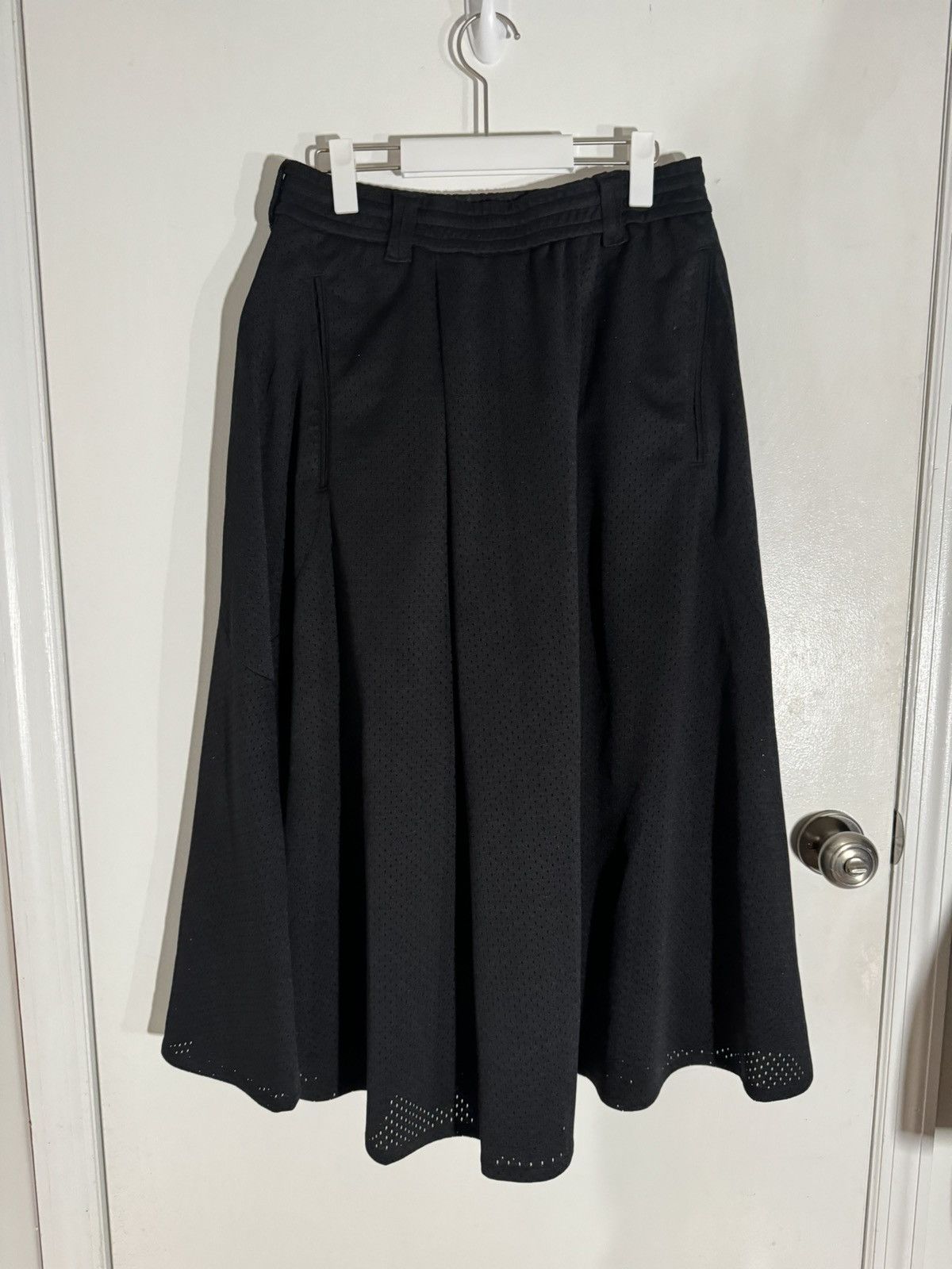 image of Namesake Basketball Mesh Skirt in Black, Men's (Size 29)