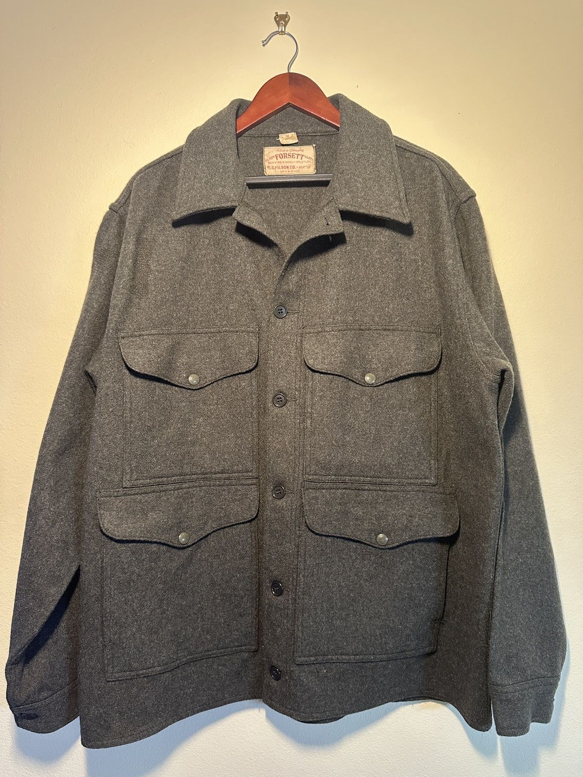 Filson Filson “Forsett Cloth” 1950’s Cruiser Size US XL / EU 56 / 4 - 1 Thumbnail