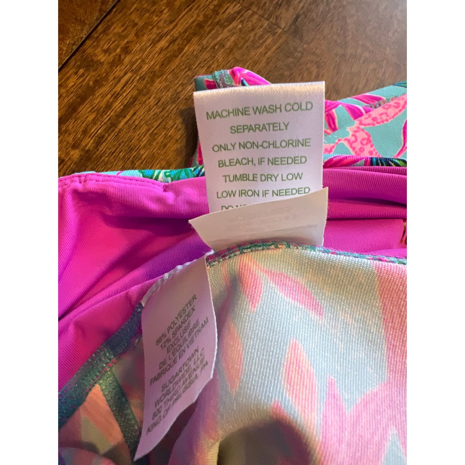 Lilly Pulitzer Lilly Pulitzer Seaweed Samba Luxletic Cropped Pant Medium Size 23" - 8 Thumbnail