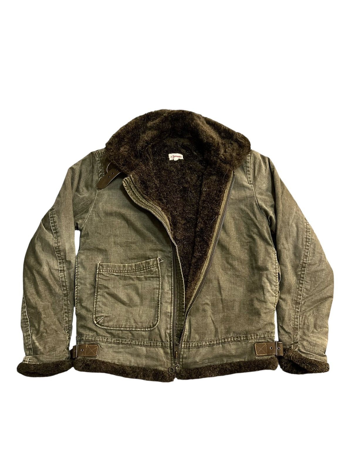 Johnbull Vintage Johnbull Inner Fur Jacket like B 3 Jacket Size US M / EU 48-50 / 2 - 1 Thumbnail