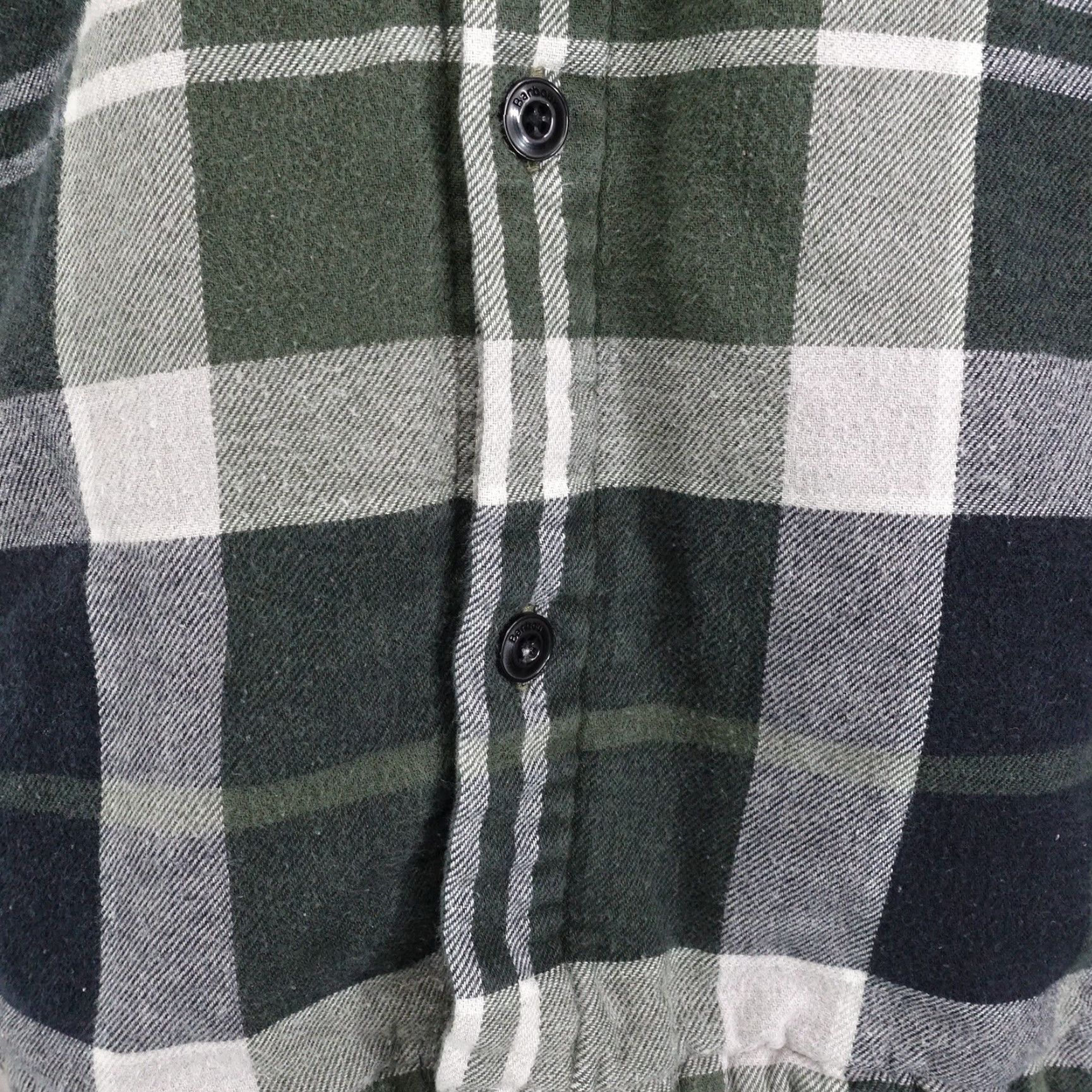 Barbour Barbour Shirt Mens L Green Plaid Flannel Long Sleeve Button Up Pockets Size US L / EU 52-54 / 3 - 4 Thumbnail