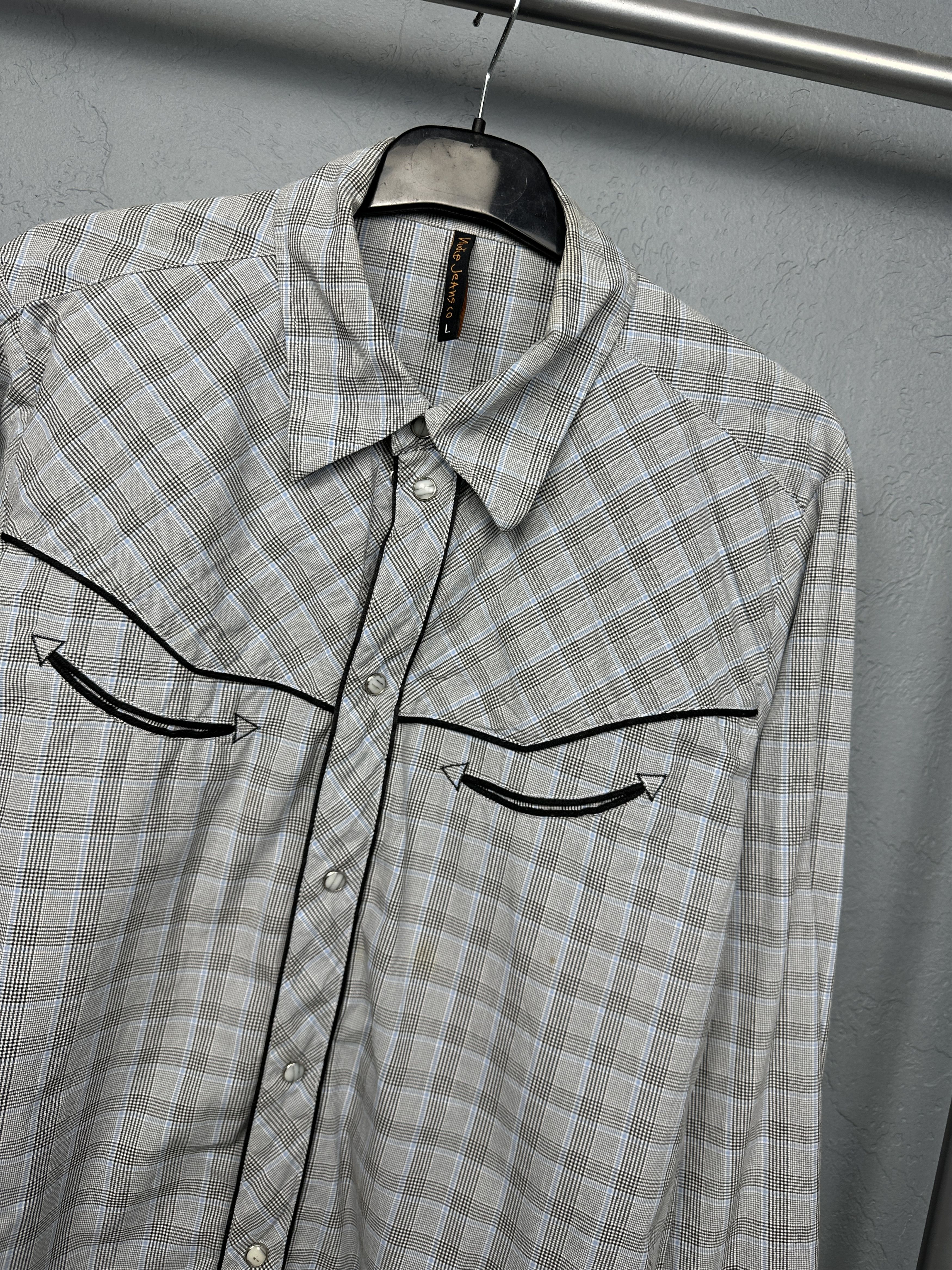 Nudie Jeans Nudie Jeans Mens Long Sleeve Shirt Size US L / EU 52-54 / 3 - 2 Thumbnail