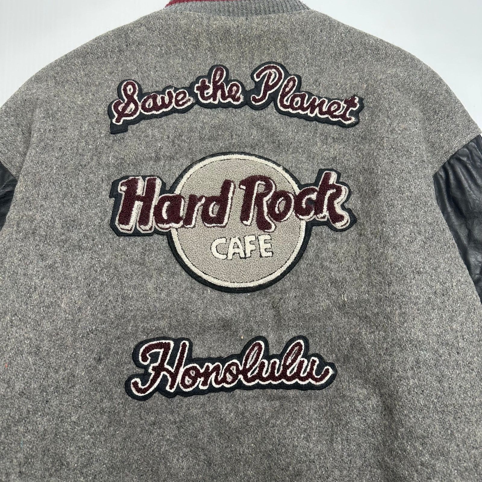 Hard Rock Cafe Vintage Hard Rock Cafe Honolulu Varsity Jacket S Size US S / EU 44-46 / 1 - 4 Thumbnail