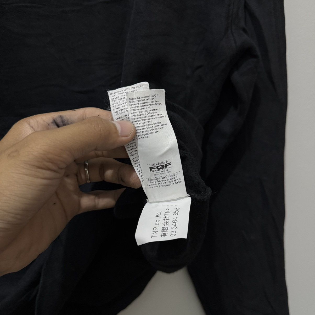 Ten C Ten C Garment Black Sweatshirt🇮🇹 Size US M / EU 48-50 / 2 - 8 Thumbnail