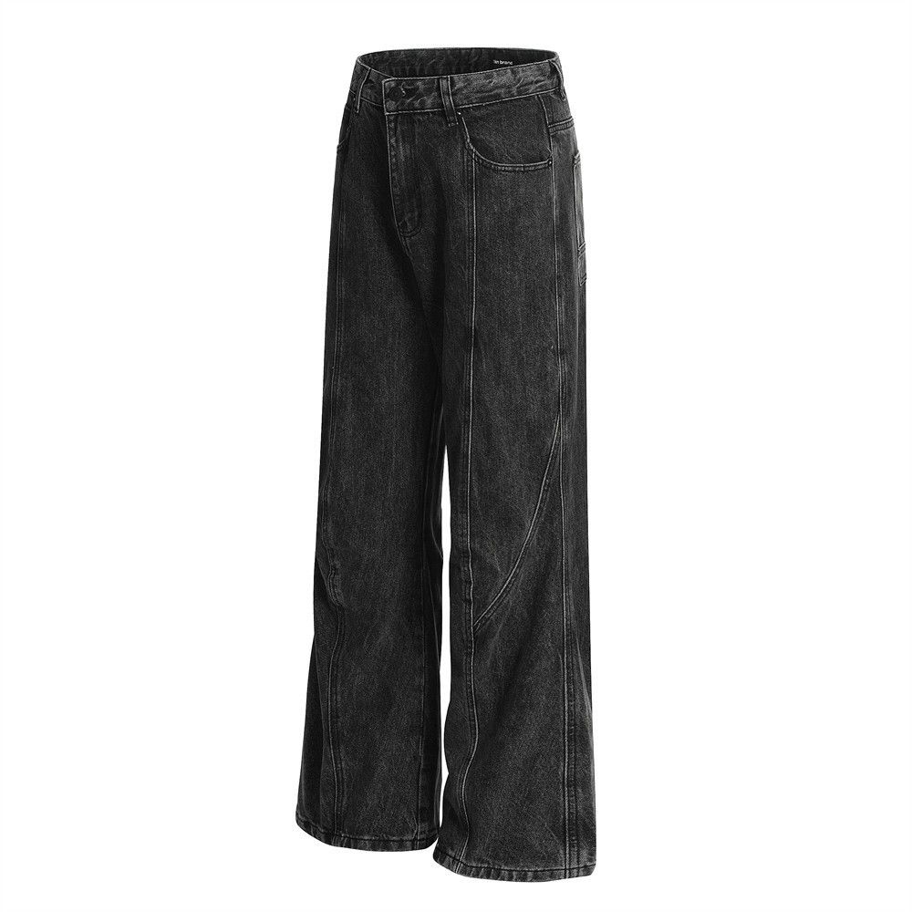 Japanese Brand × Jean Retro punk street trend loose casual washed distressed jeans Size US 32 / EU 48 - 2 Thumbnail