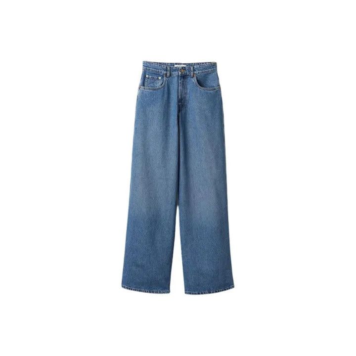 Miu Miu Miu Miu High-Waisted Straight Denim Jeans 0079 Size 26" / US 2 / IT 38 - 1 Thumbnail