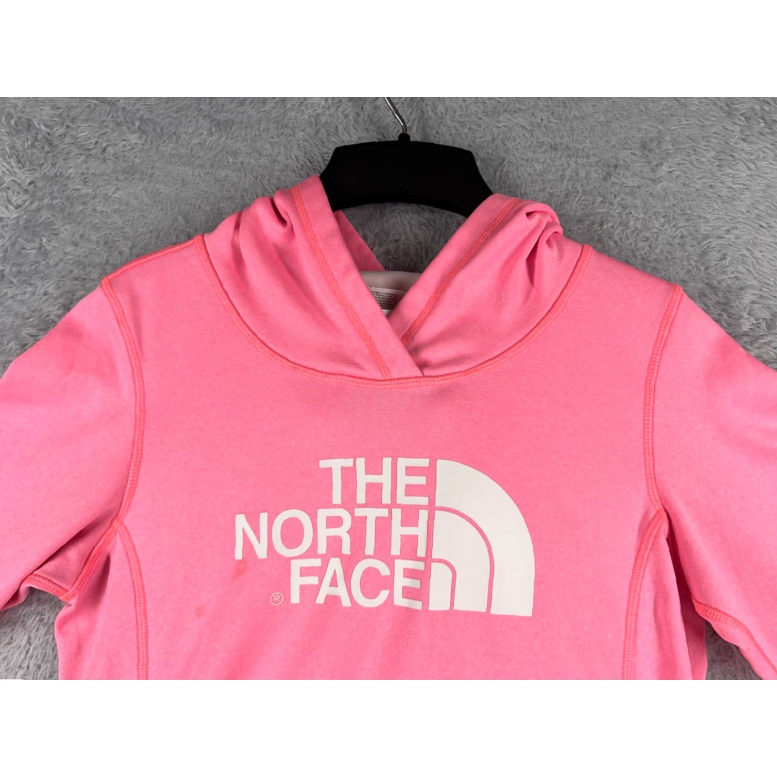 The North Face The North Face Hoodie Womens Small Pink Logo Pocket 100% Polyester Read Size S / US 4 / IT 40 - 4 Thumbnail