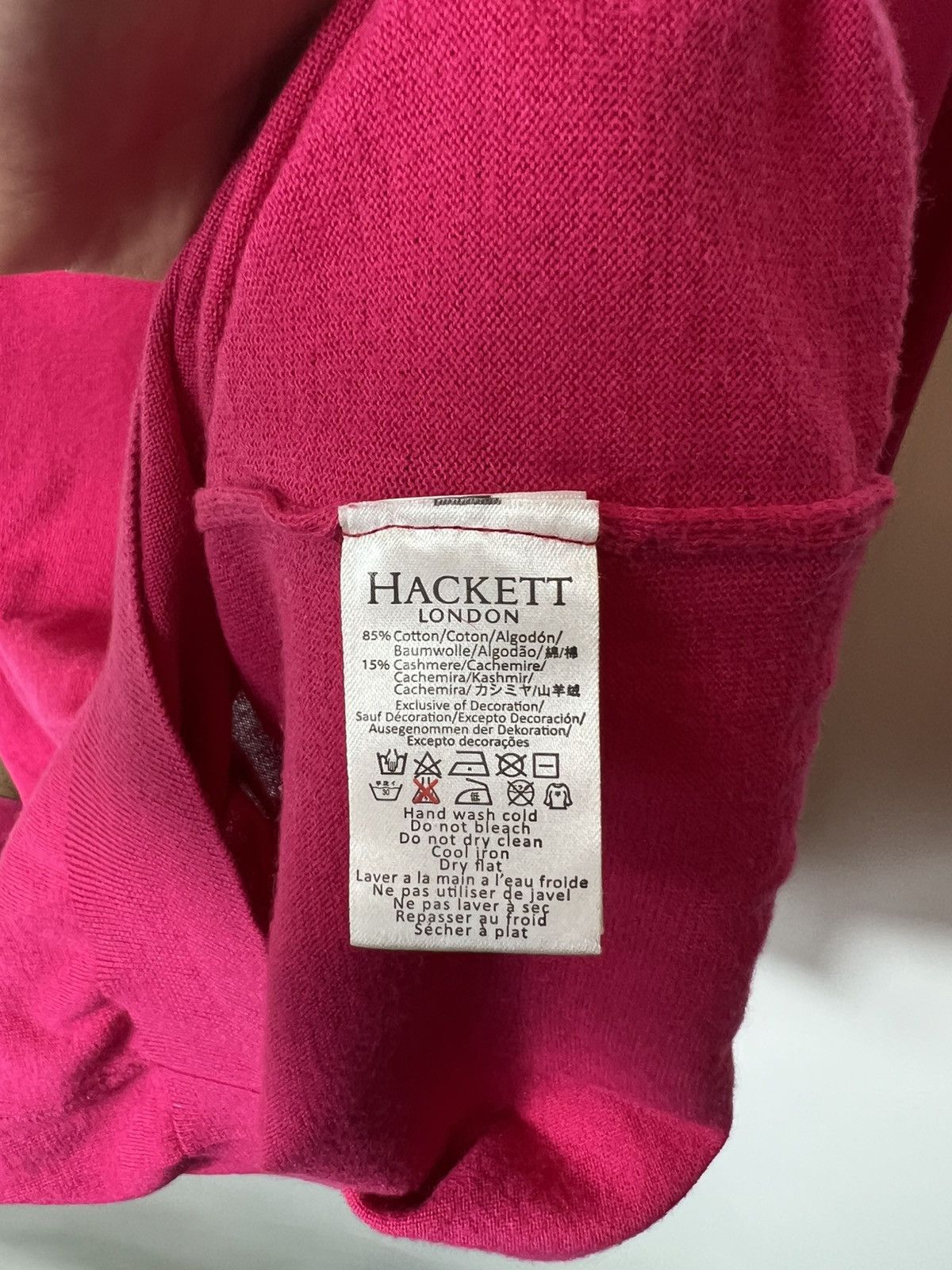 Hackett Vintage streetwear luxury designer Hackett V-Neck Sweater Size US M / EU 48-50 / 2 - 5 Thumbnail
