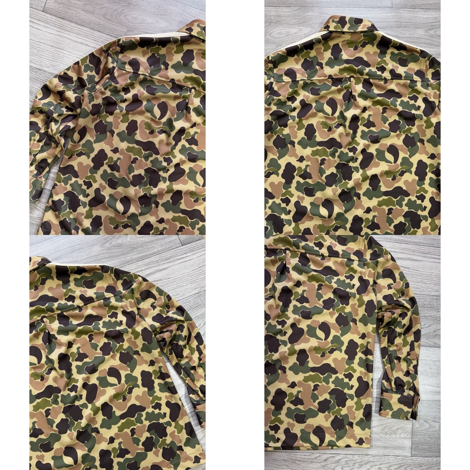 Palm Angels Palm Angels Camouflage Track Jacket Shirt Green Size S Long Sleeve Size US S / EU 44-46 / 1 - 11 Thumbnail