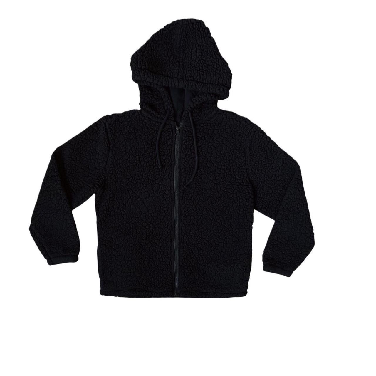 black pacsun royal sherpa hoodie Outerwear