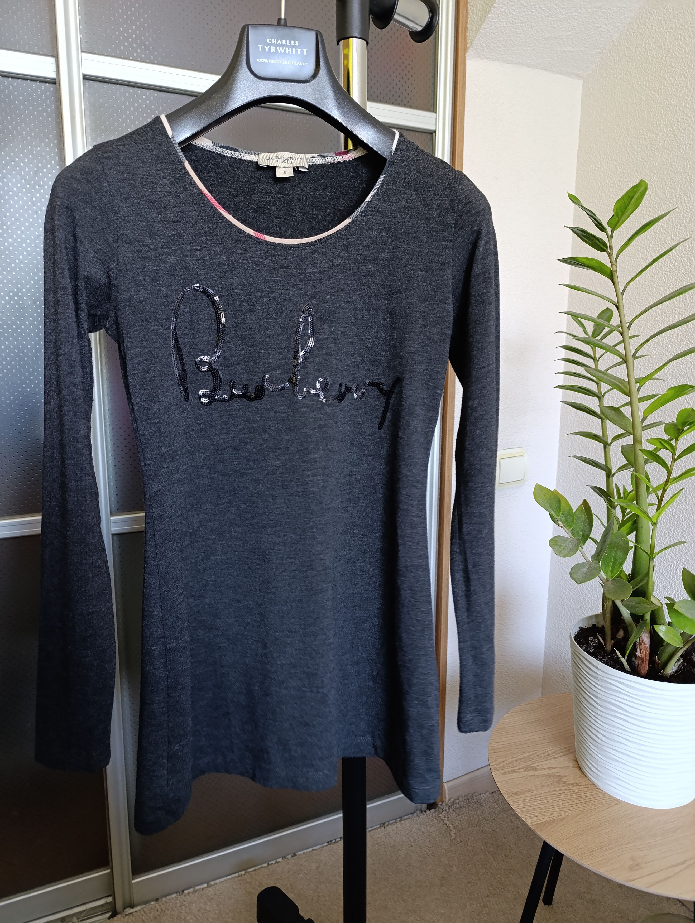 Burberry × Vintage BURBERRY VINTAGE WOMENS STRETCH LONGSLEEVE JEMPER Size S / US 4 / IT 40 - 1 Thumbnail
