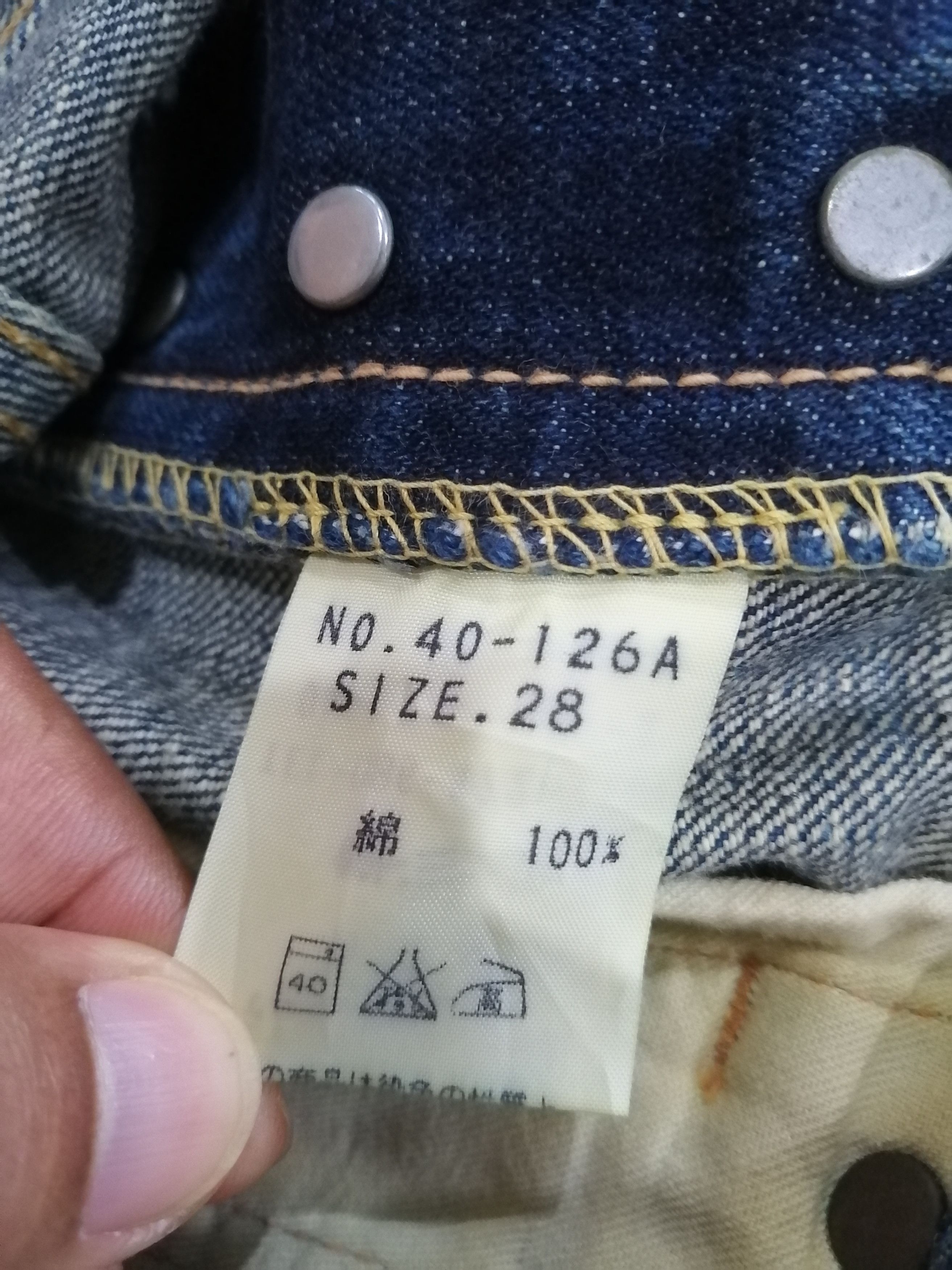 Spellbound SPELLBOUND JAPAN BLUE WASHED DENIM PANTS Size US 28 / EU 44 - 18 Thumbnail