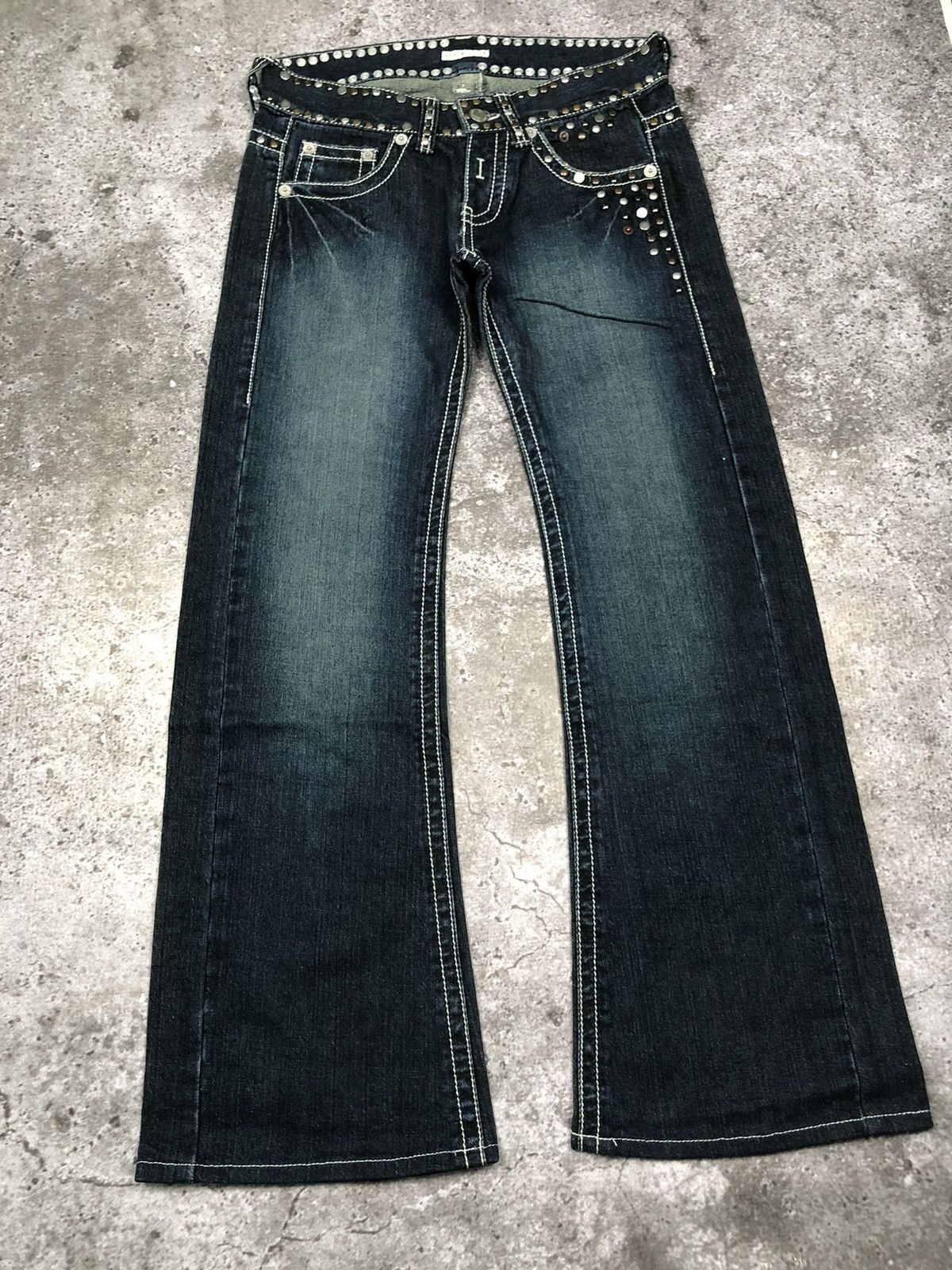 Japanese Brand BEATRICE Button Spike Jeans OiOiOi Size US 29 - 2 Thumbnail