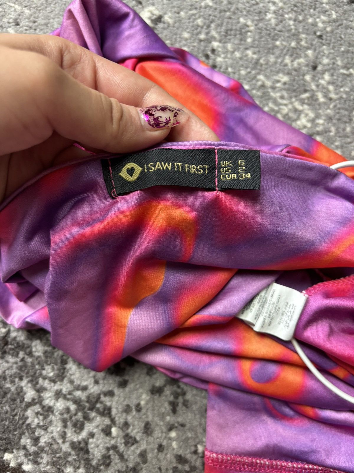 Designer × Japanese Brand Y2k I Saw It First Tie Dye Japanese Racer Dress Size S / US 4 / IT 40 - 4 Thumbnail