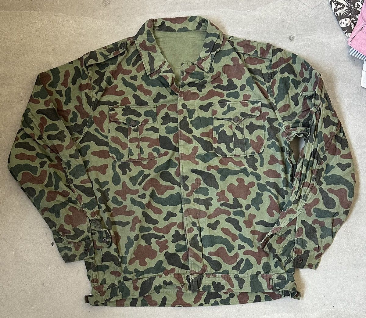 Vintage VINTAGE DUCK CAMO MILITARY JACKET Size US L / EU 52-54 / 3 - 1 Thumbnail