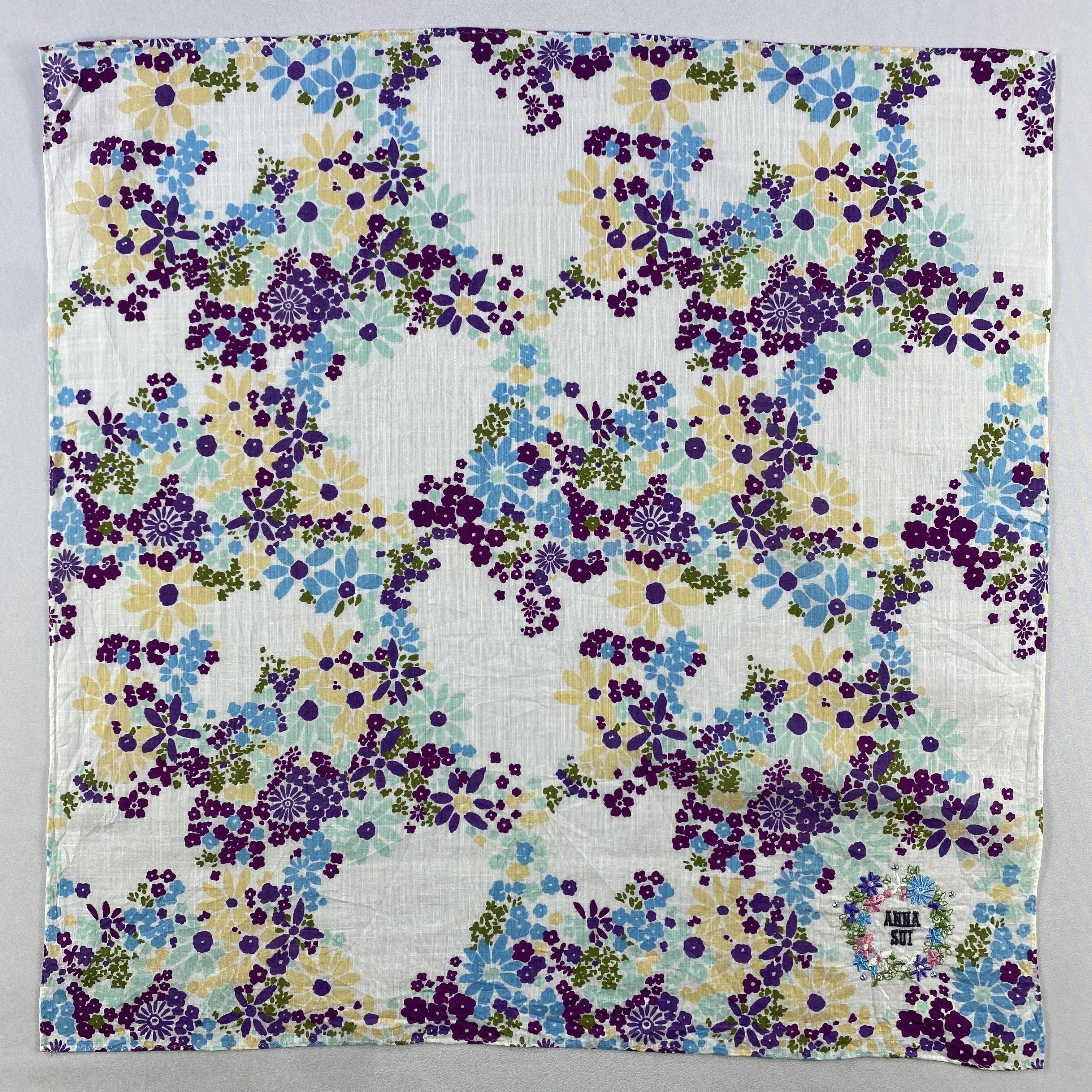 Vintage Anna Sui Bandana/ Handkerchief / Neckerchief Size ONE SIZE - 1 Thumbnail