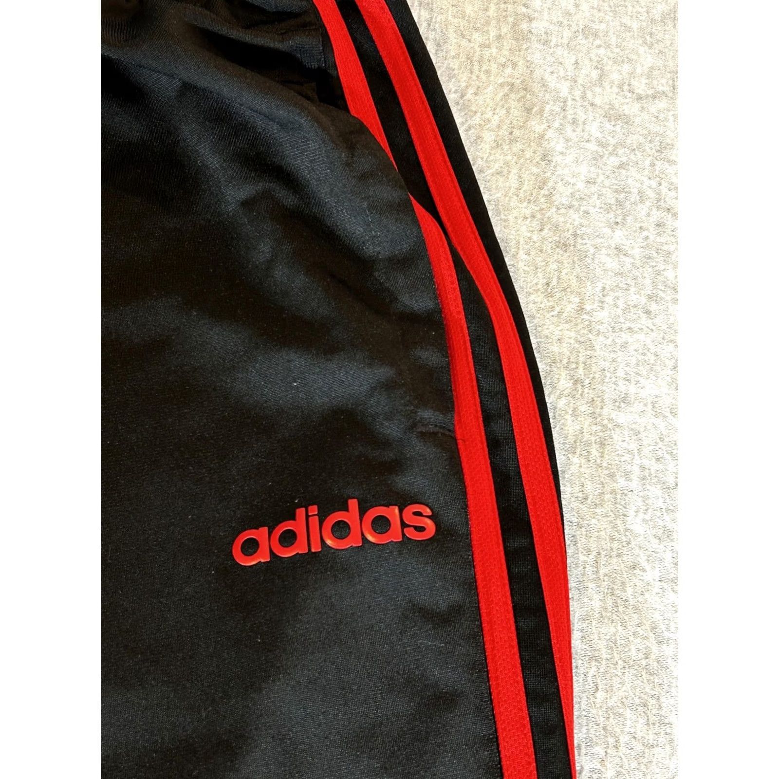 Adidas Adidas Pants Mens XL Black Track Athletic Training Gym Warm Up Running Tricot Size US 36 / EU 52 - 2 Thumbnail