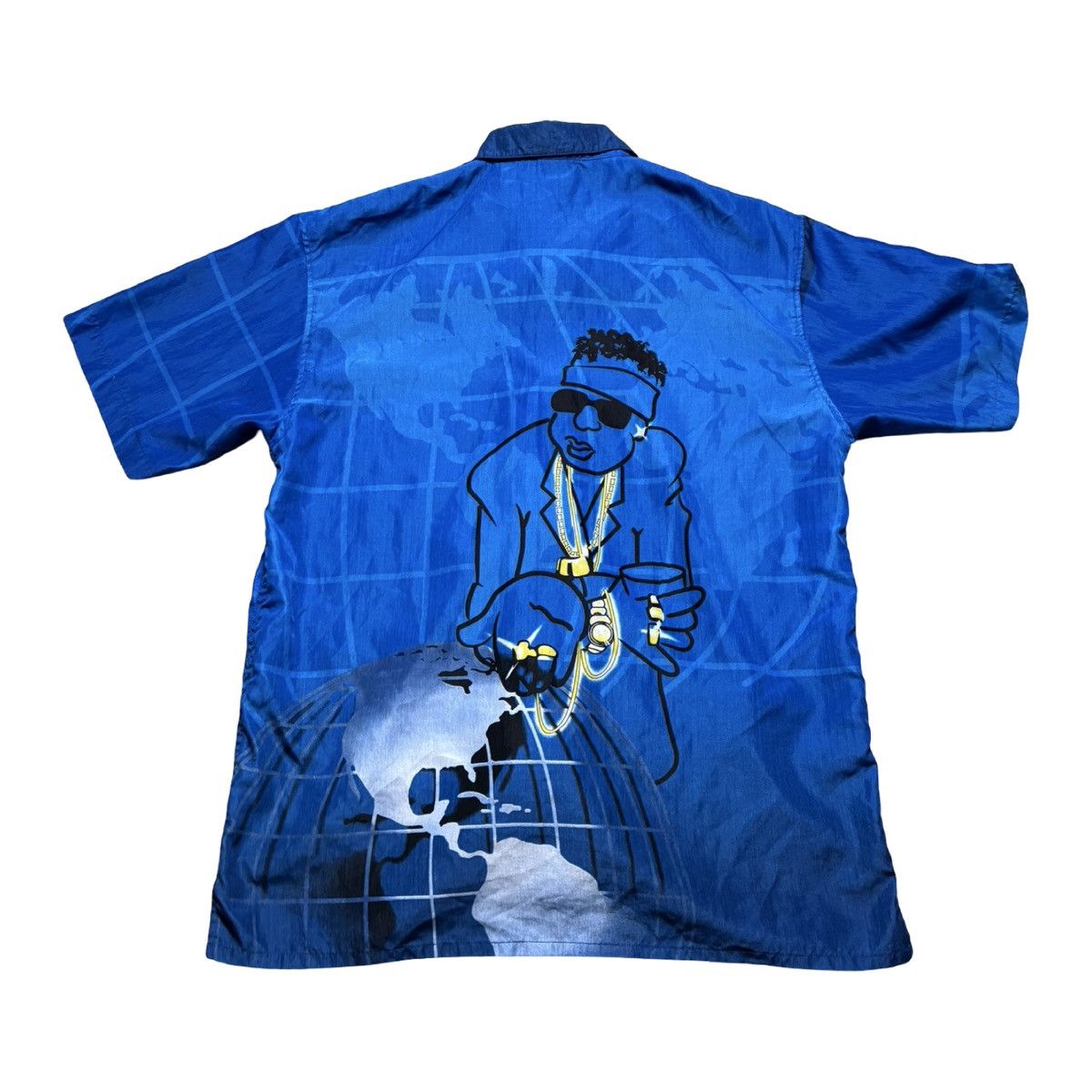 Other Vintage 90s Claudio Nucci Hip Hop AOP Button Down Shirt L Size US L / EU 52-54 / 3 - 6 Thumbnail