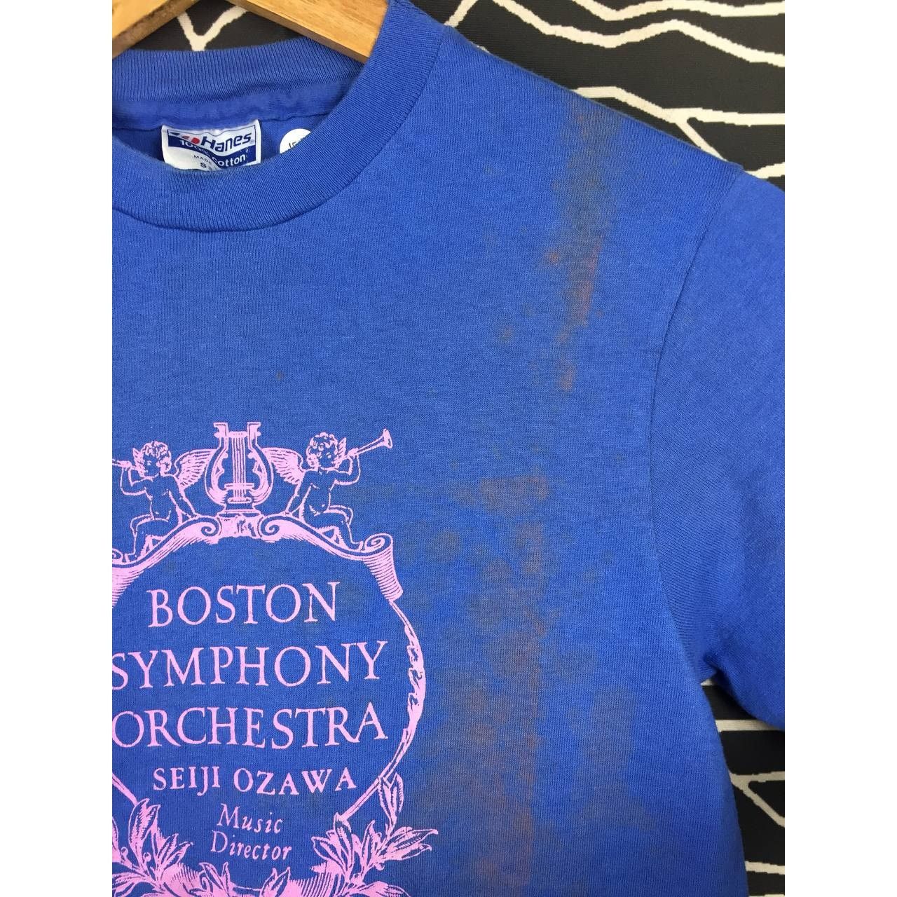Band Tees Seiji Ozawa & Boston Symphony Orchestra 1986 Japan Tour Tee Size US S / EU 44-46 / 1 - 5 Thumbnail
