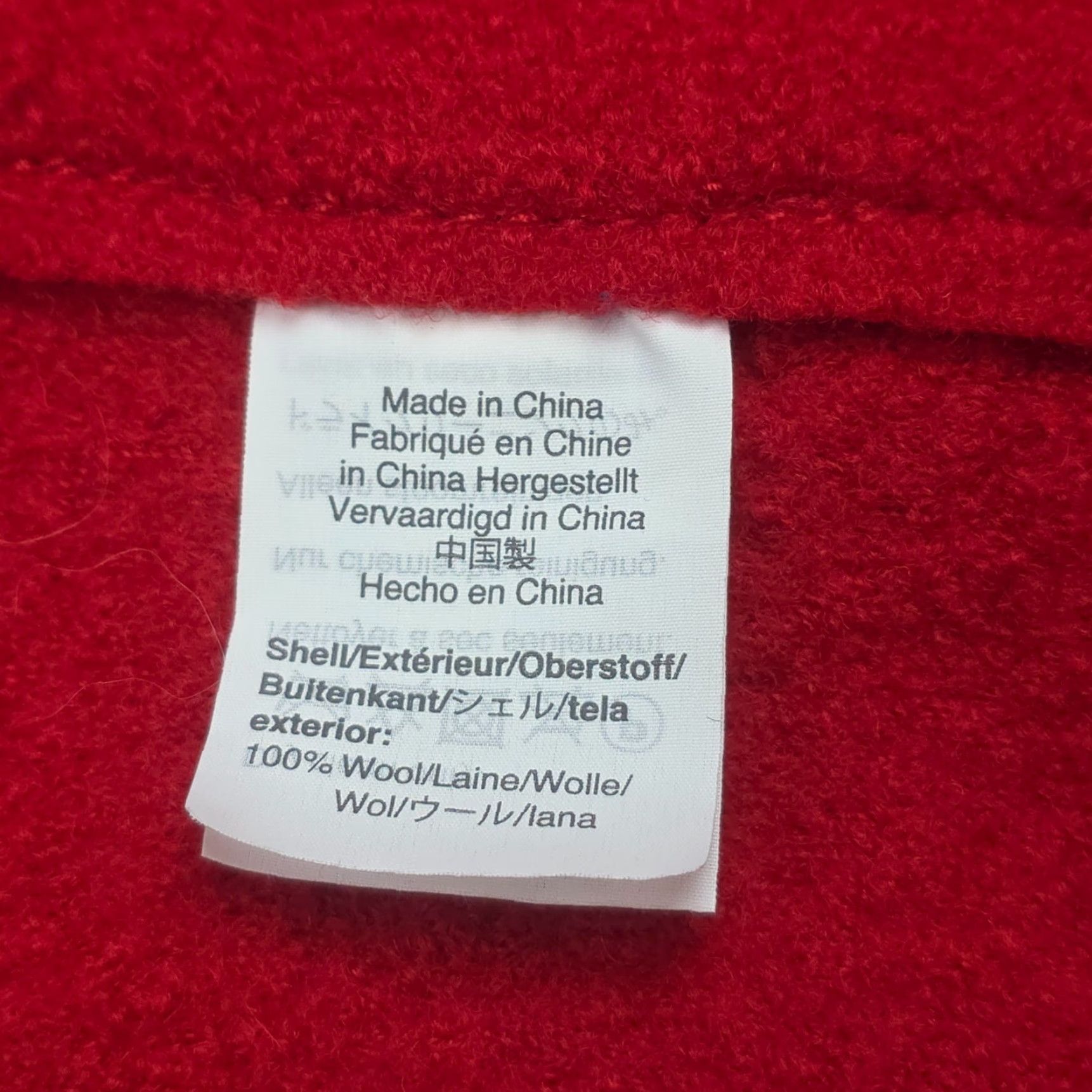 J.Crew J. Crew Daphne Topcoat Women's OOP Red Boiled Wool Italian Trench Button Coat Long Wool Lining Dry Clean Only Petite 0P Winter Fall Girls? Size XS / US 0-2 / IT 36-38 - 5 Thumbnail