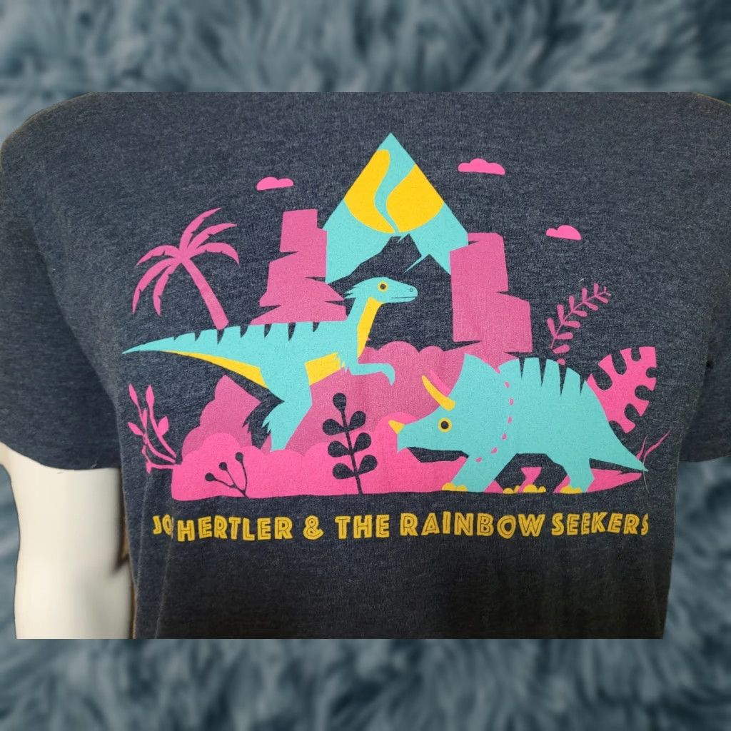 Next Level Joe Hertler & The Rainbow Seekers Dinosaurs Indie Rock Band T Shirt MI Medium Shirt Men Gray 00s Band Music Graphic Tee Size US M / EU 48-50 / 2 - 1 Thumbnail