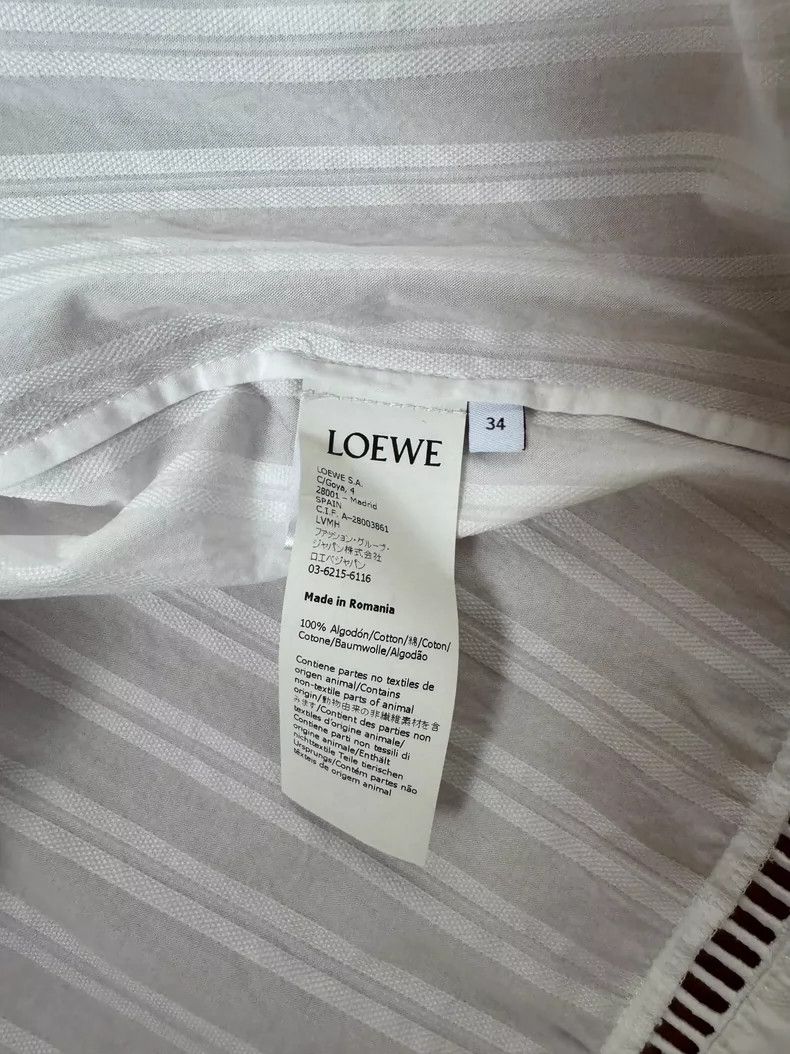 Loewe Loewe Princess Sleeve Hollow-Out Blouse Size XS / US 0-2 / IT 36-38 - 4 Thumbnail